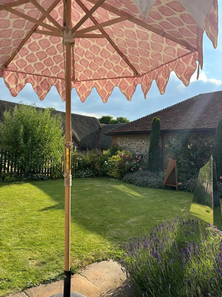 Horkesley Luxury Garden Parasol | Ascot Pink