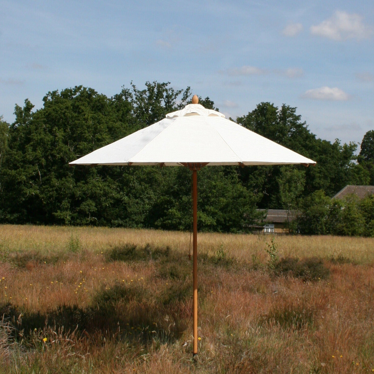 Natural Striped Parasol