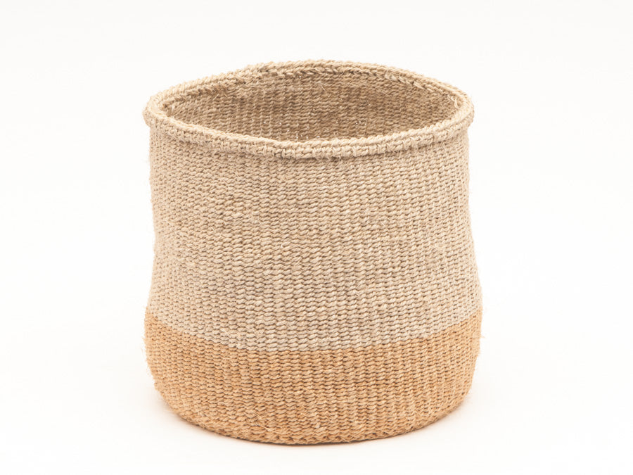 Mbili Two Tone Woven Storage Basket