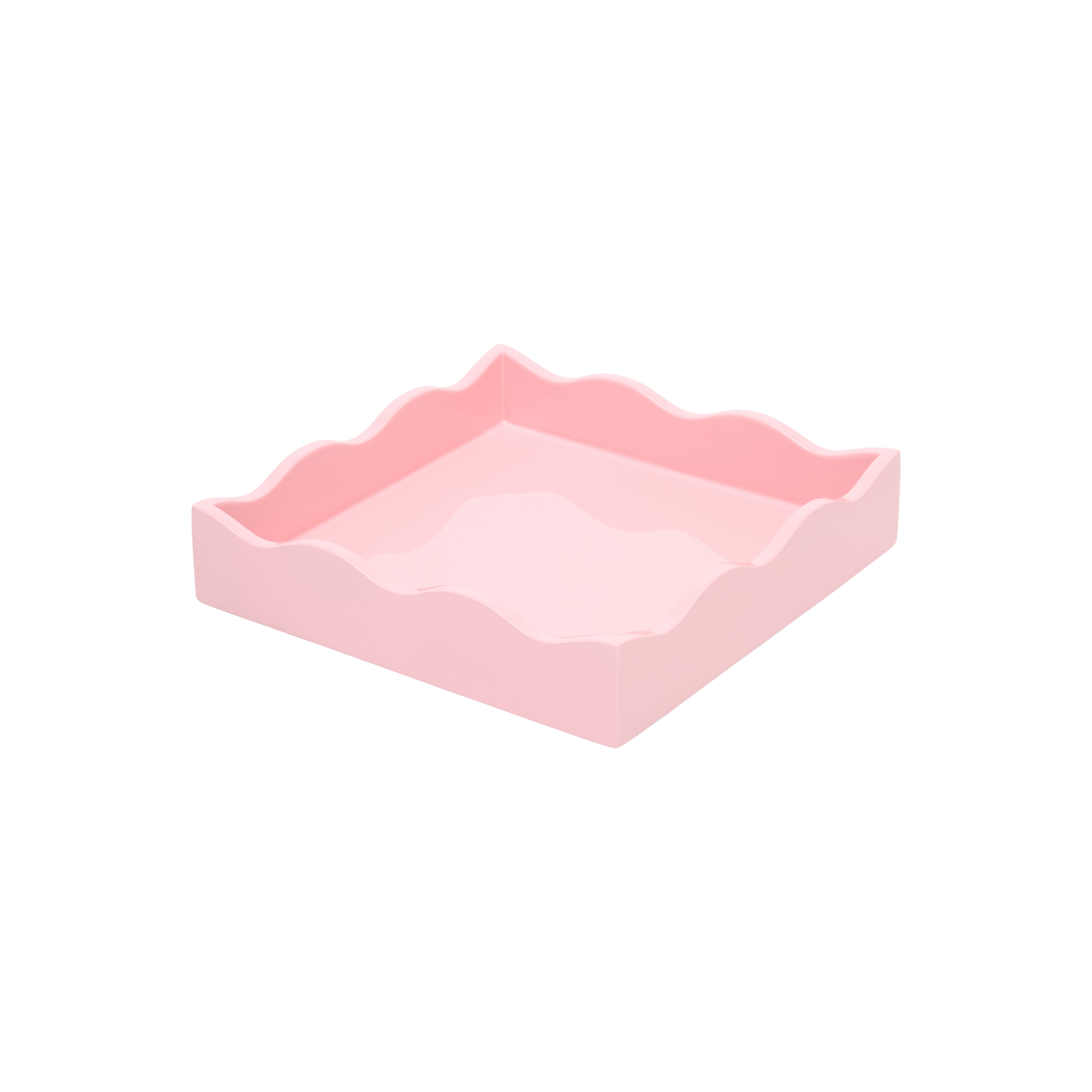Square Allegra Tray in Pink