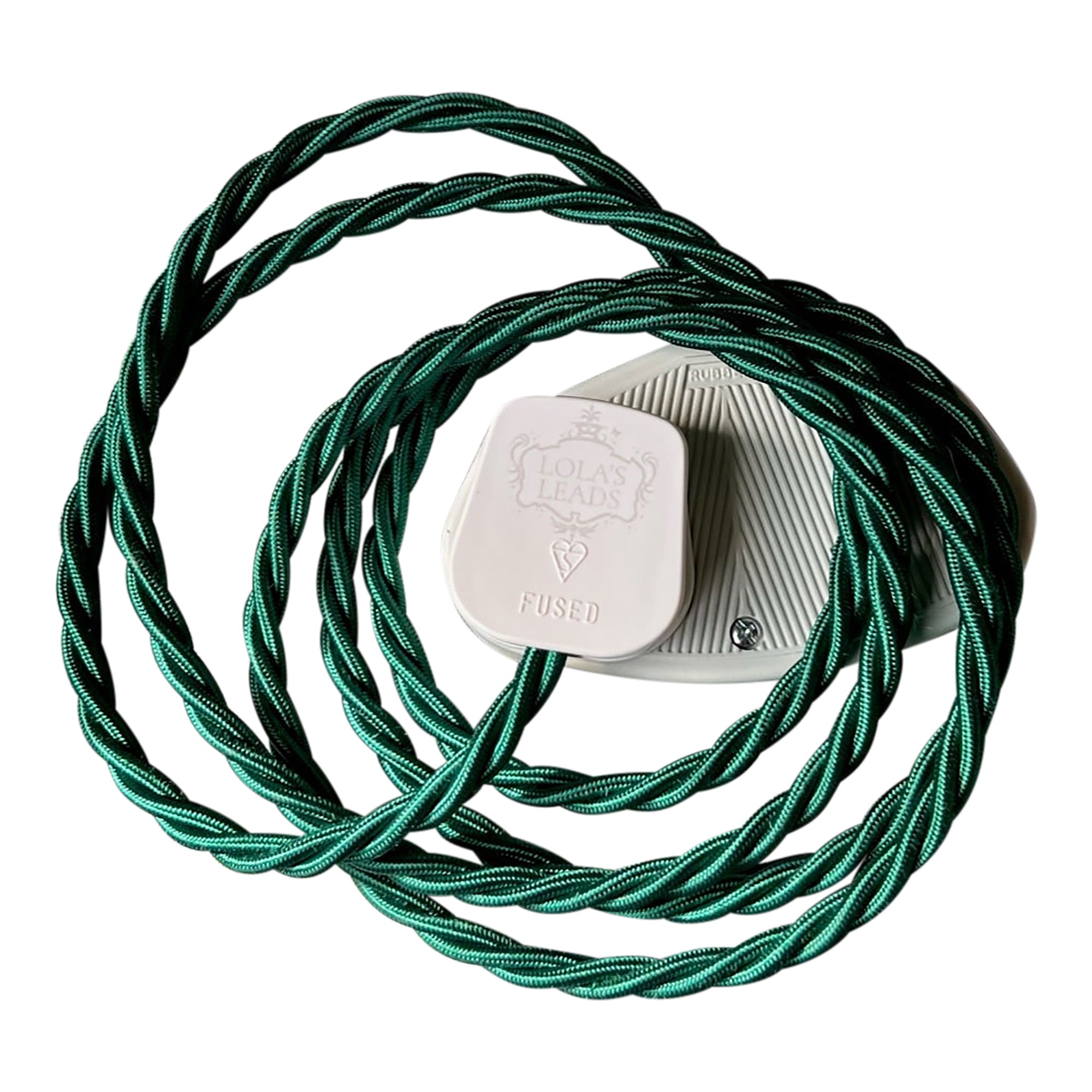 Malachite - Lola's Leads Fabric Extension Cable