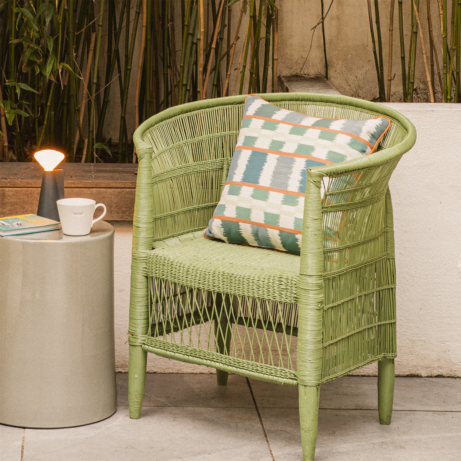 Malawi Rattan Chair | Green