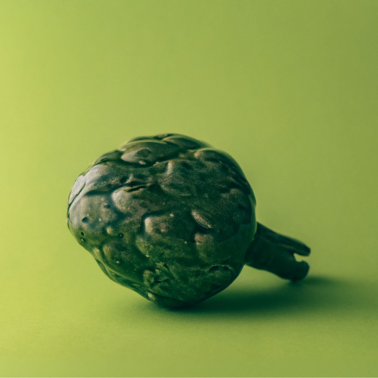 Handmade Ceramic Glazed Artichoke Decorative