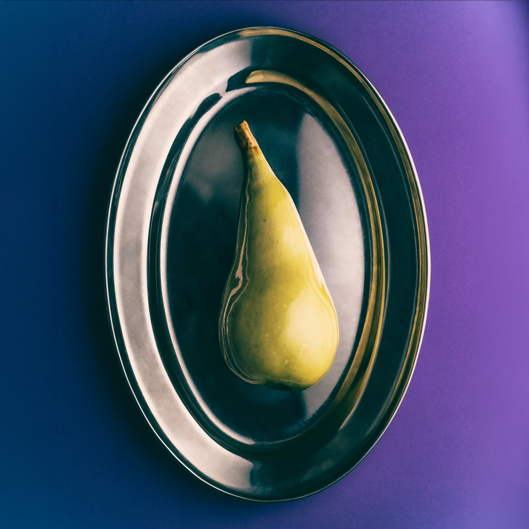 Handmade Ceramic Glazed Pear Decorative