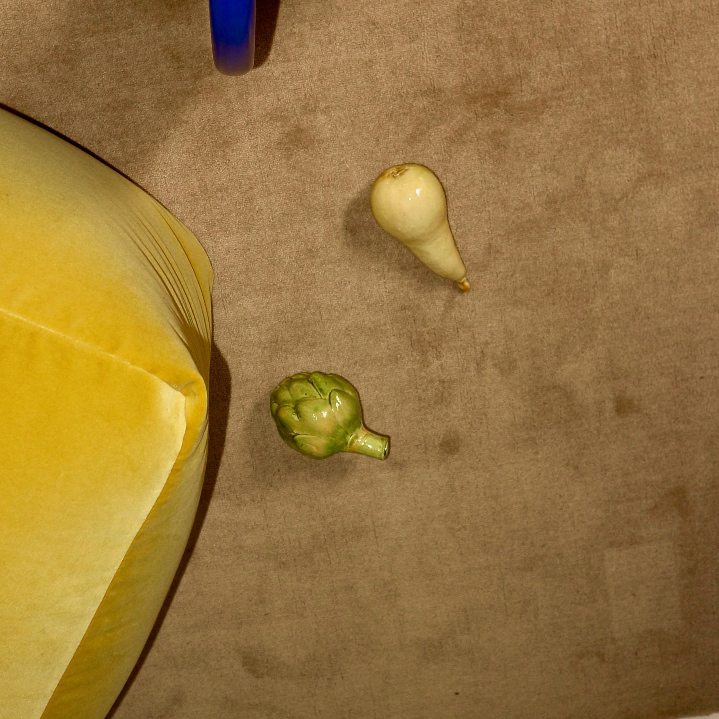 Handmade Ceramic Glazed Artichoke Decorative