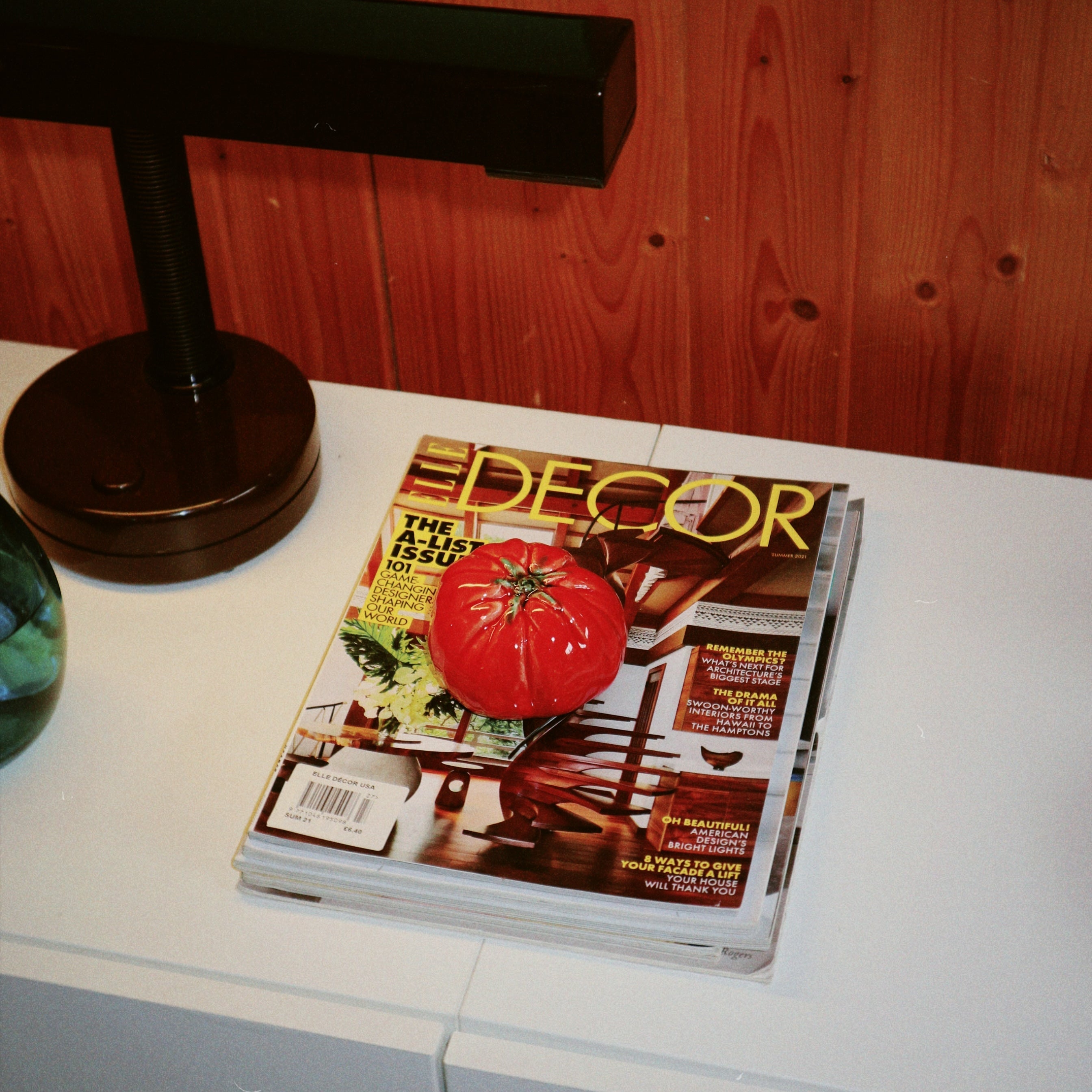 Handmade Ceramic Glazed Tomato Decorative