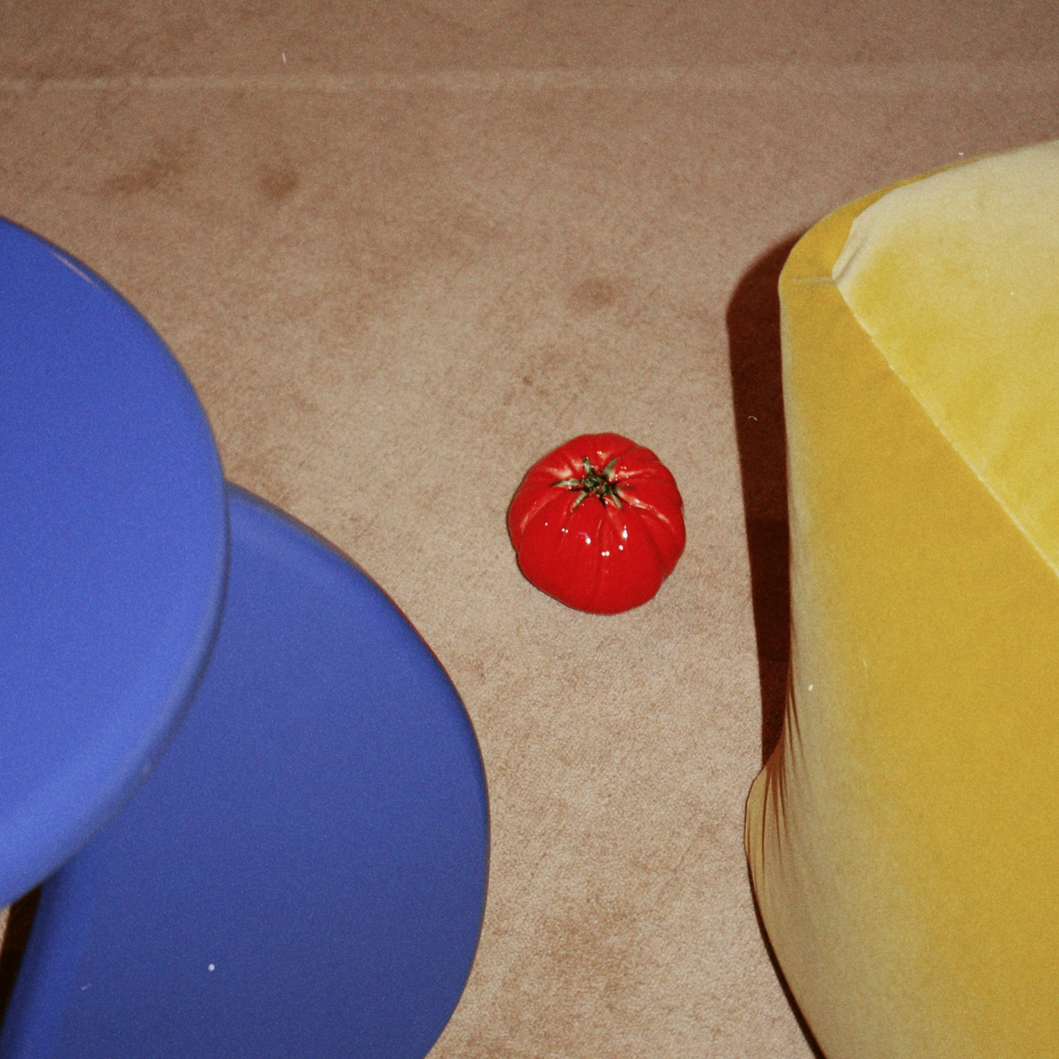 Handmade Ceramic Glazed Tomato Decorative