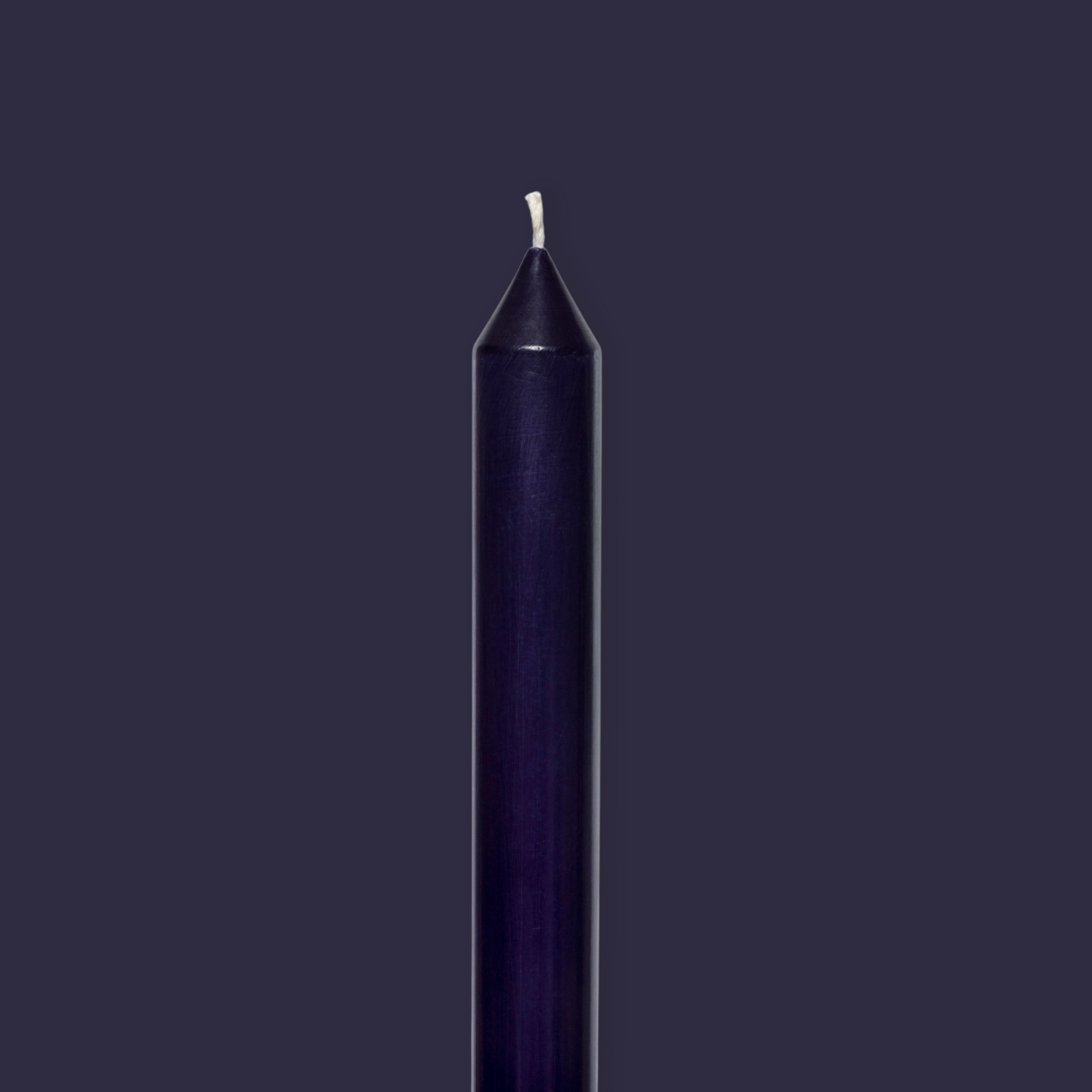 Midnight Tapered Candle Pair