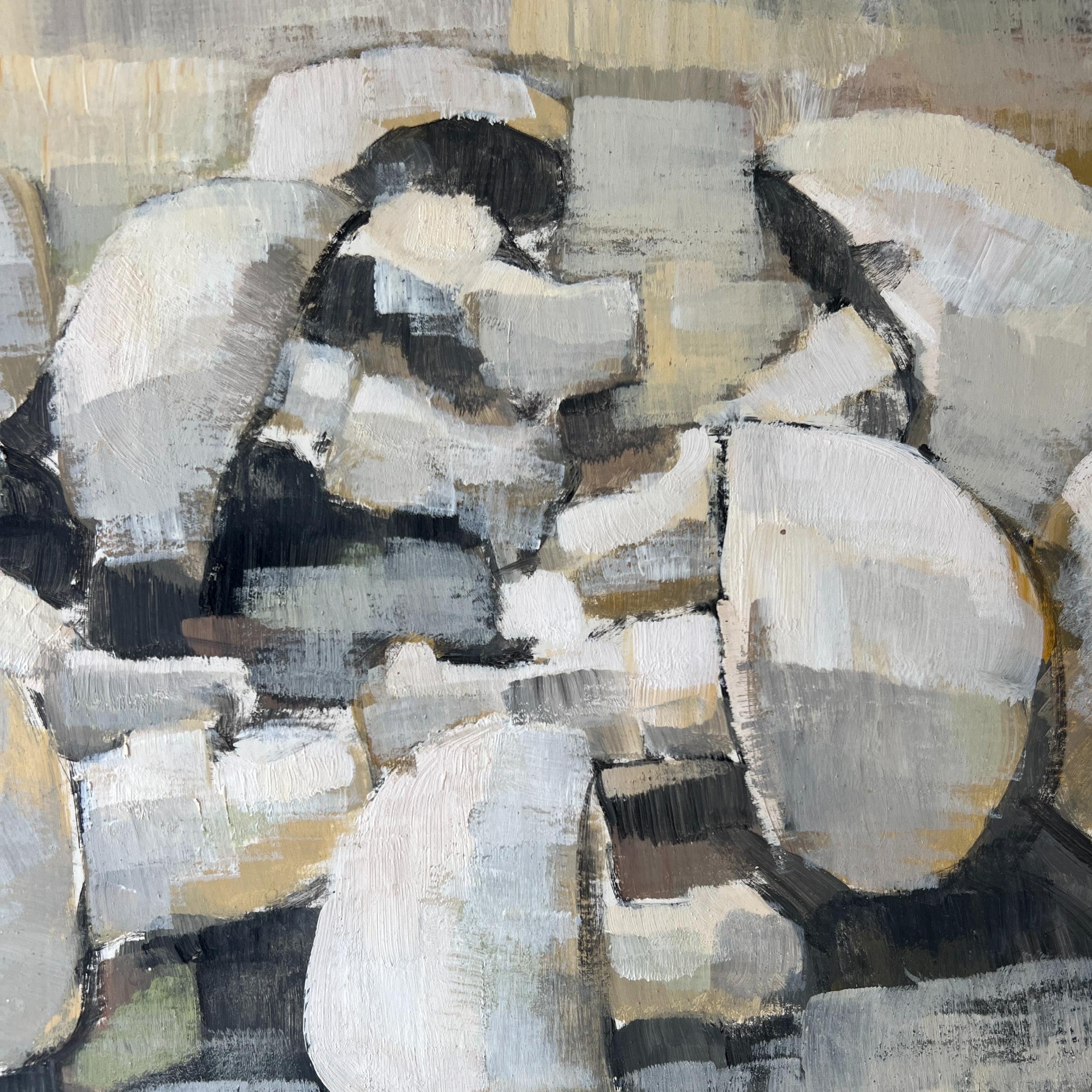 Mushrooms Oil Painting