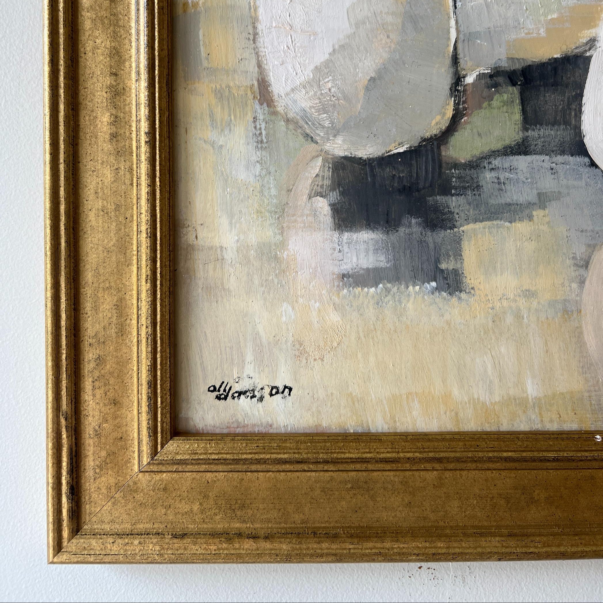 Mushrooms Oil Painting