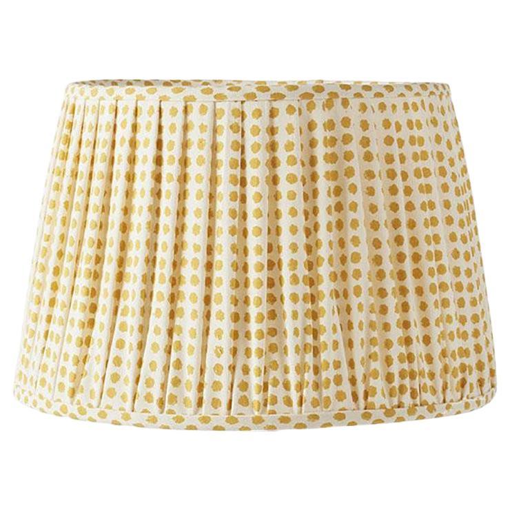 Lampshade Pleated Seed Mustard Large