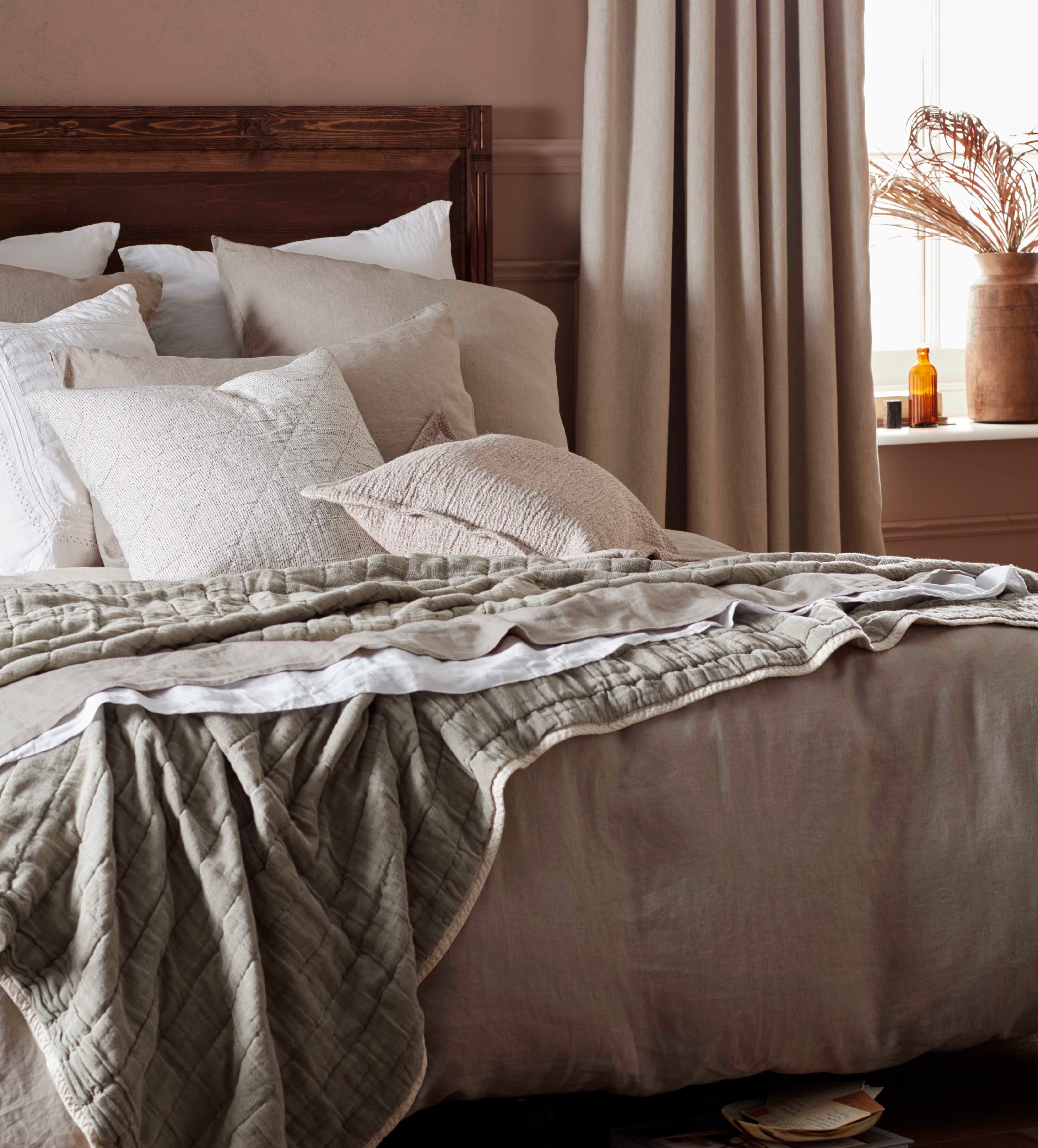 Natural 100% Linen Housewife Pillowcase