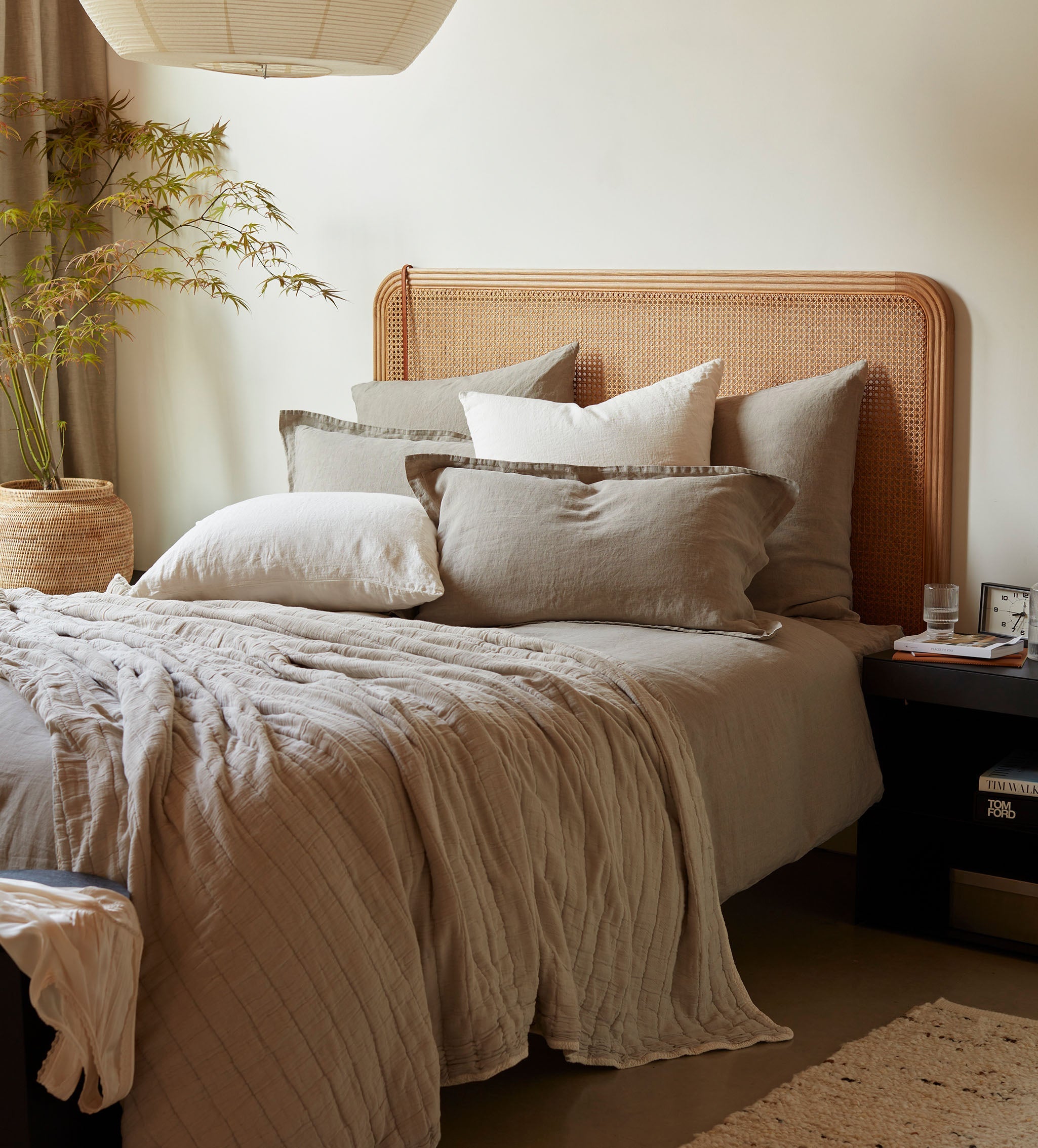 Natural 100% Linen Oxford Pillowcase