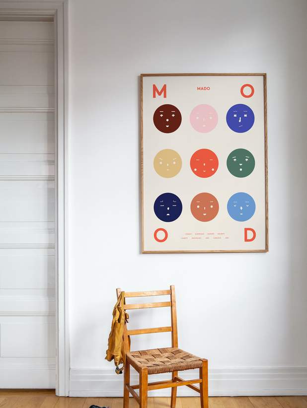 Nine Moods Print by All The Way To Paris