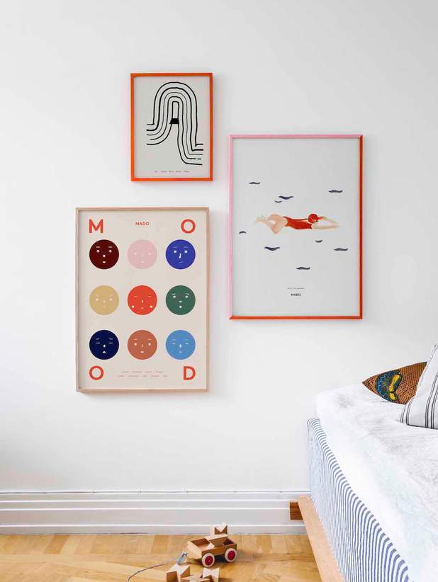Nine Moods Print by All The Way To Paris