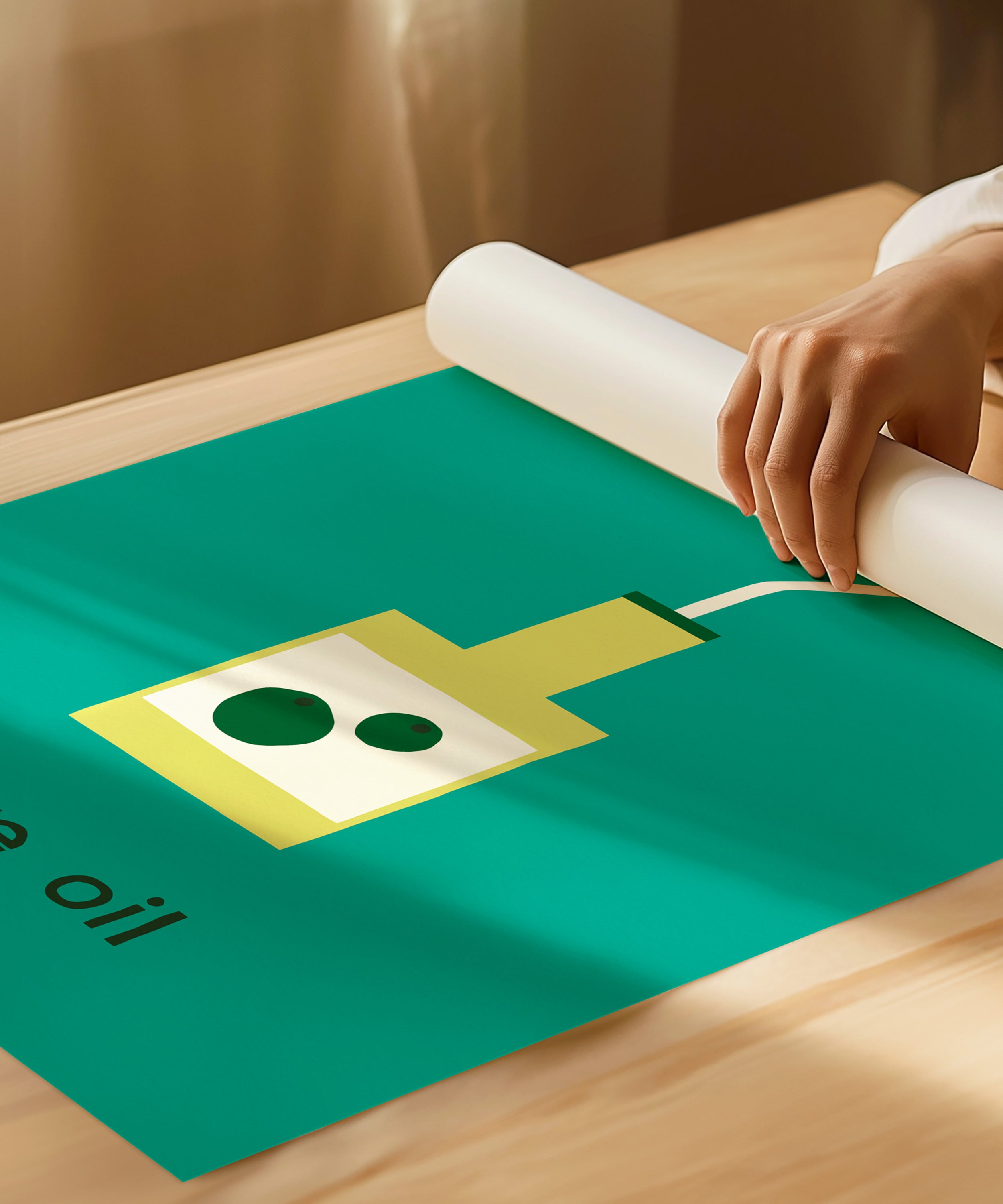 O for Olive Oil Print