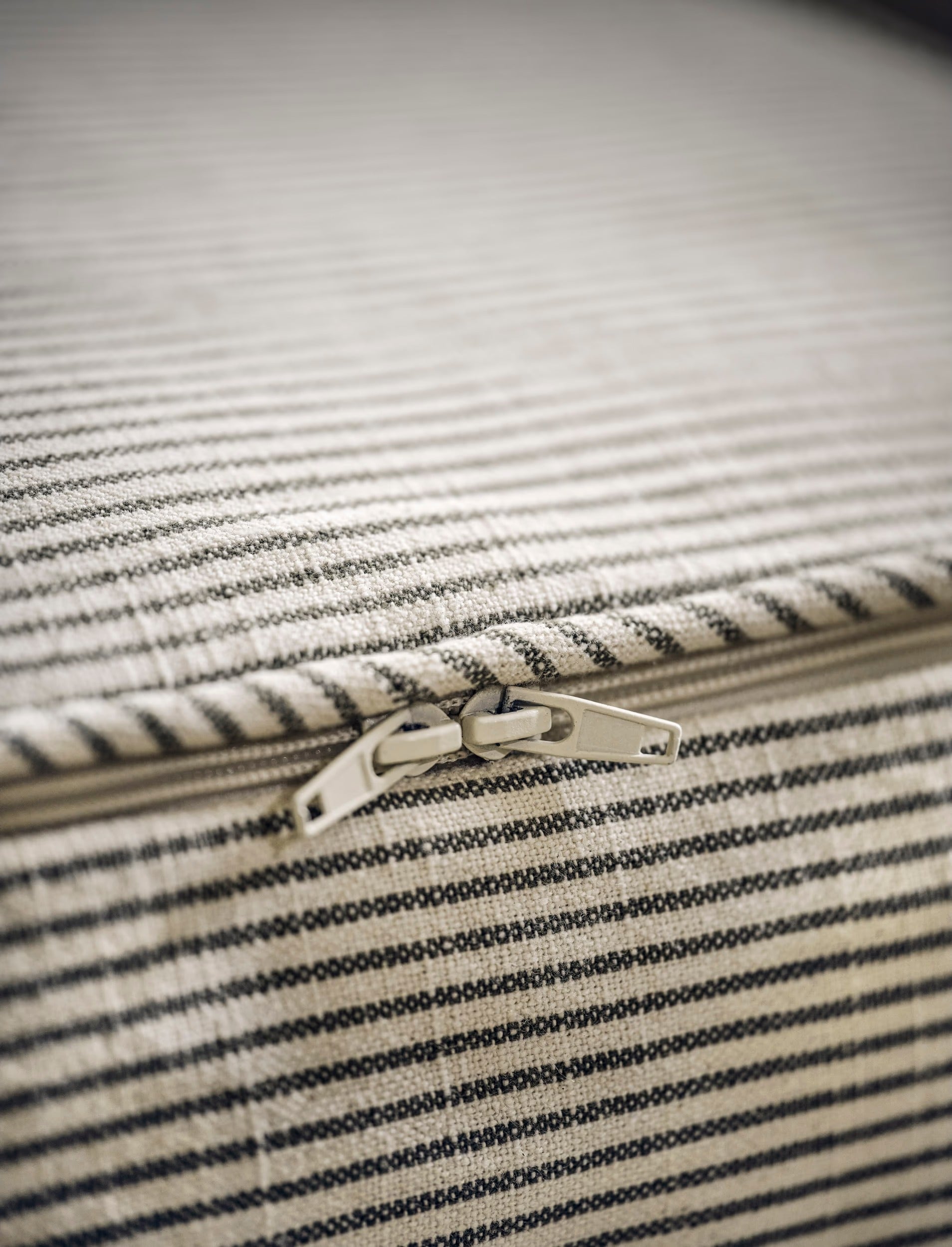 Oaklands Stripe Pet Cushion Rectangular Small Fern