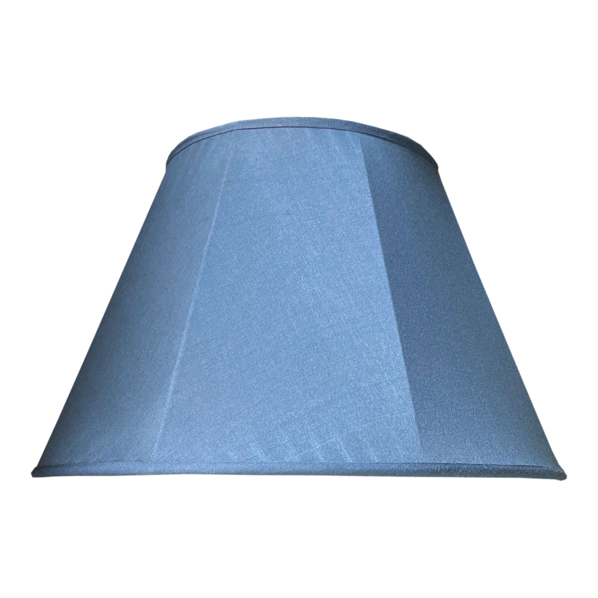Octagon Silk Lampshade, Blue