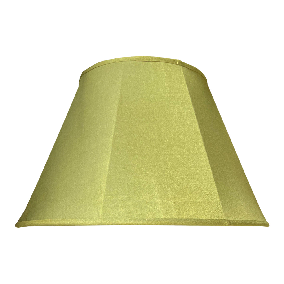 Octagon Silk Lampshade, Olive