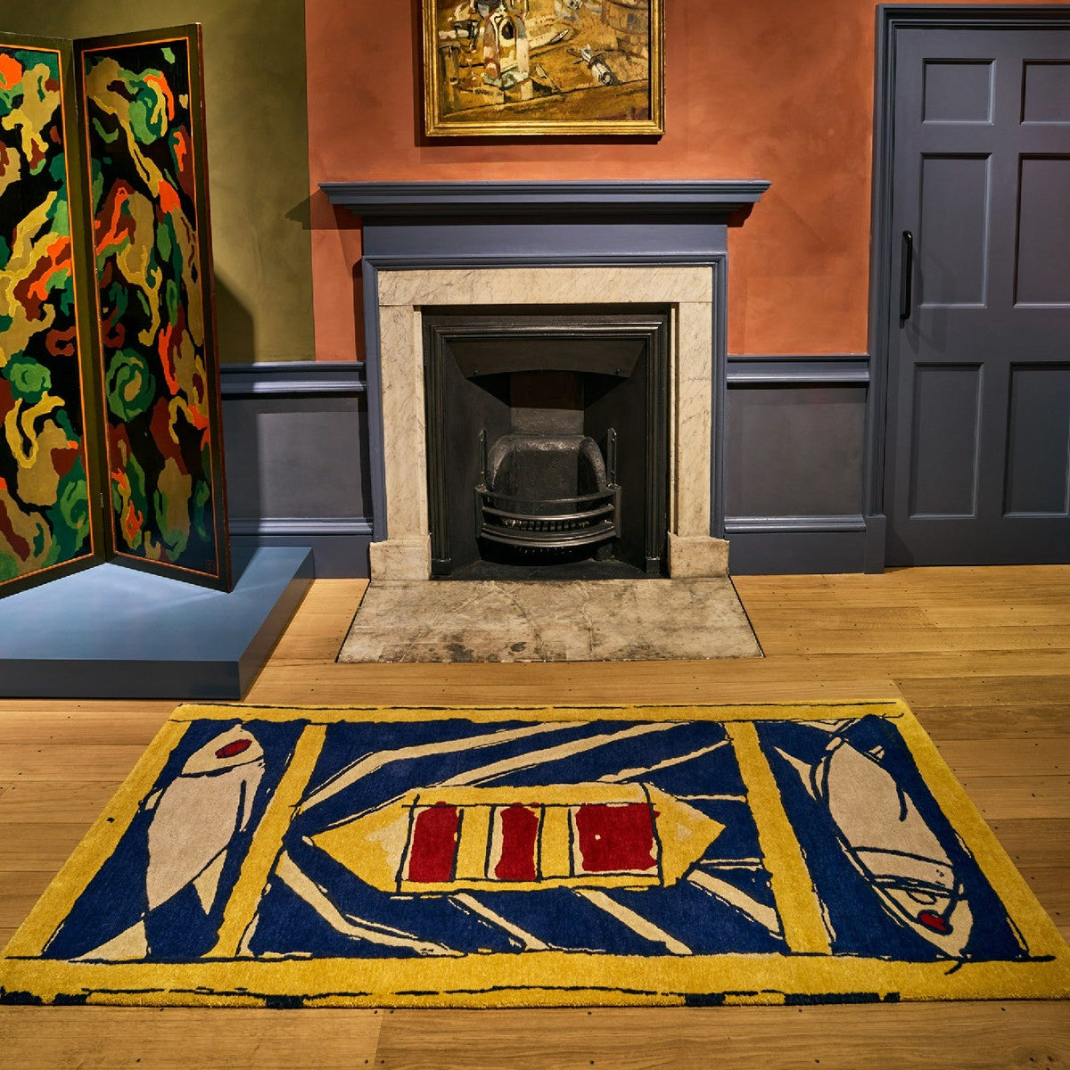Omega Fish Handtufted Wool Rug | 100 x 212cm