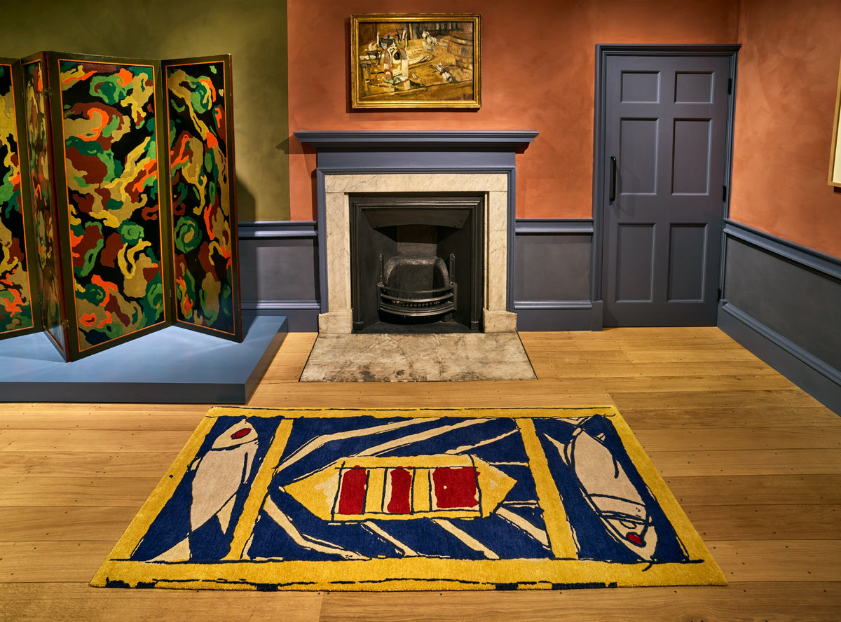 Omega Fish Handtufted Wool Rug | 100 x 212cm