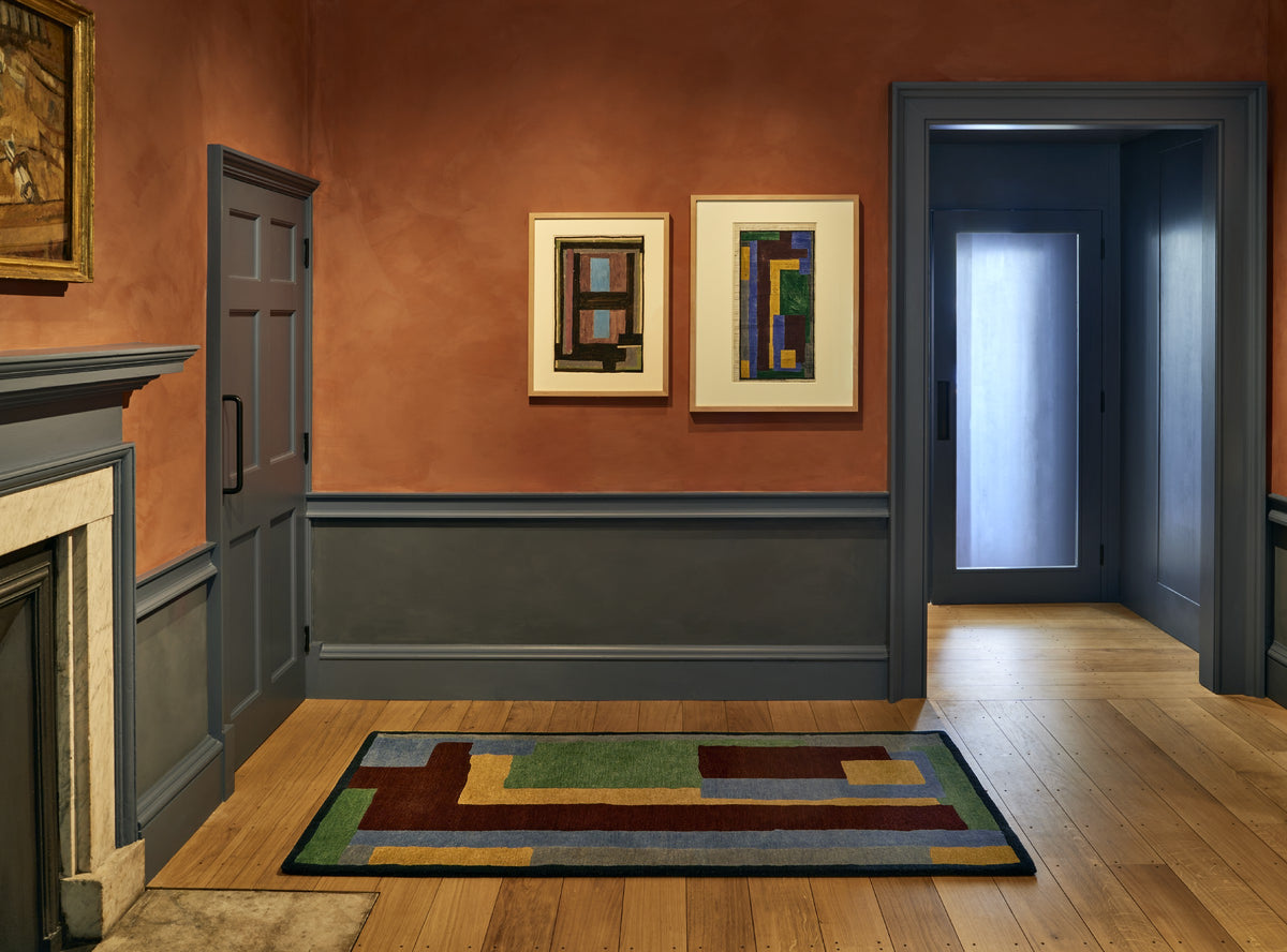Omega Rectangles Handtufted Wool Rug | 100 x 203cm