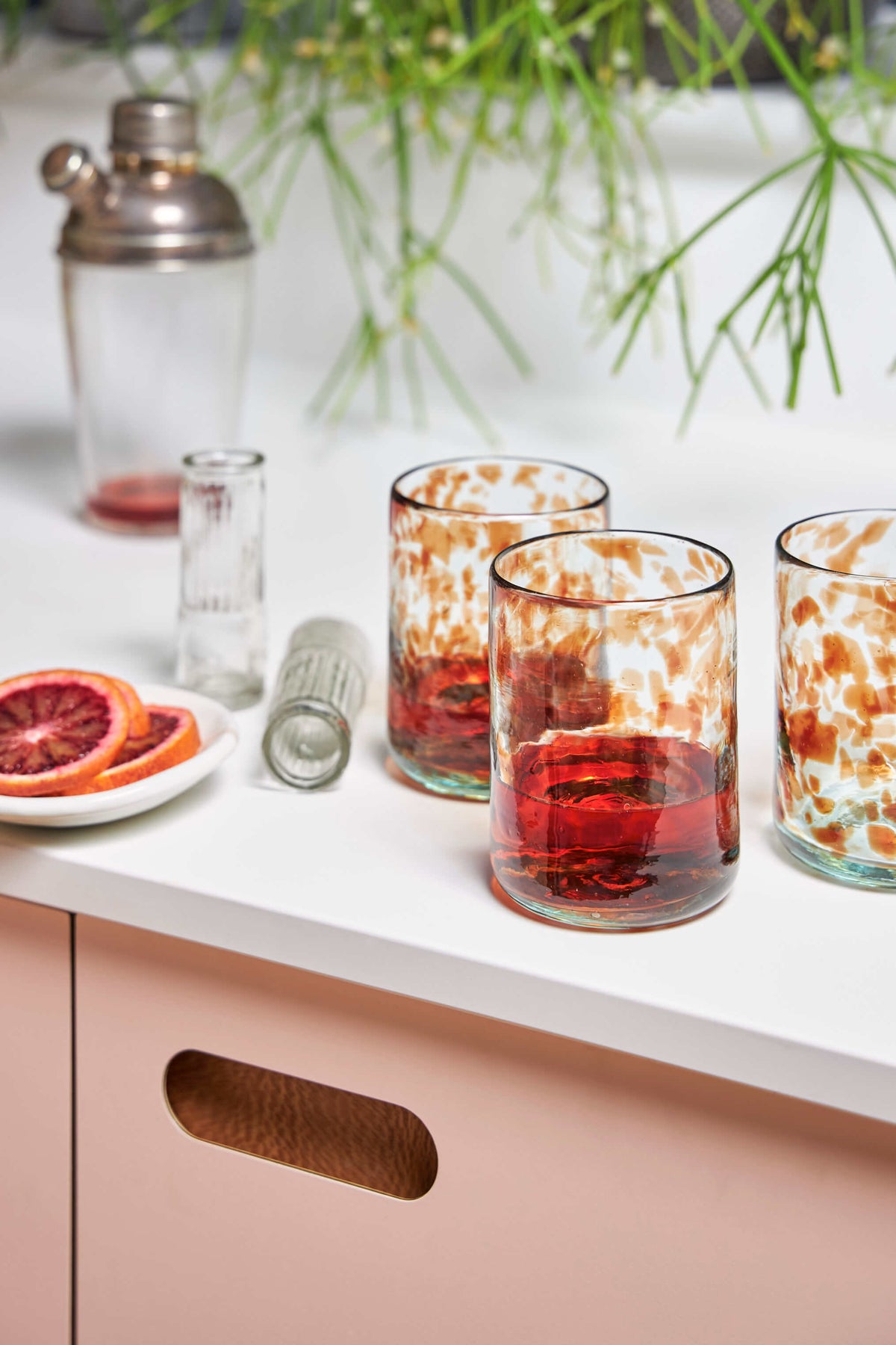 Oro Jug and 4 Tumblers Set