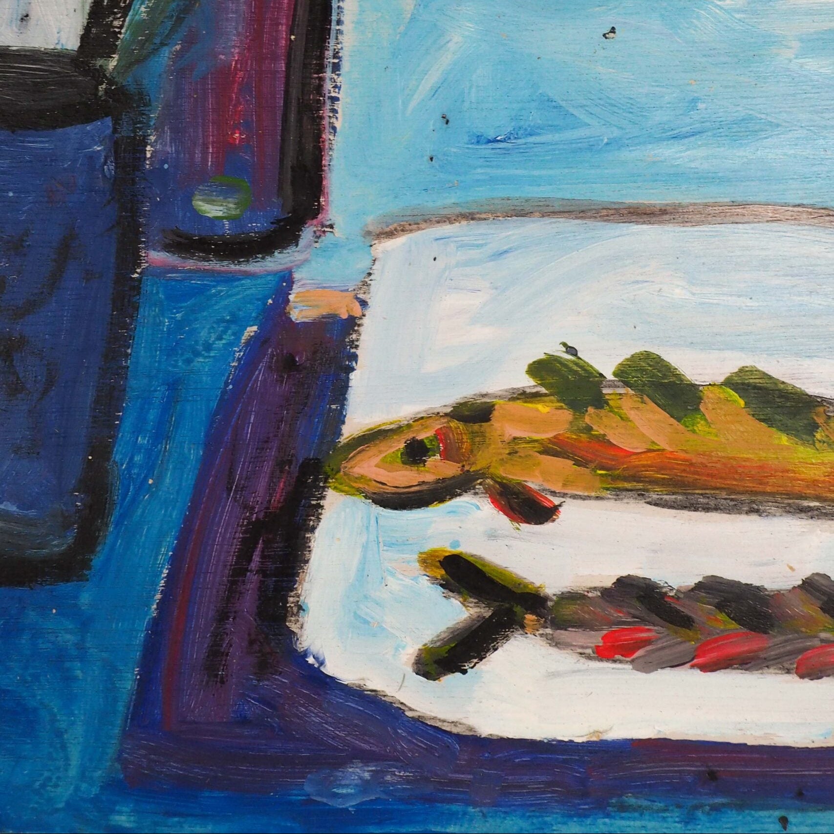 Oil on Board Still Life Painting
