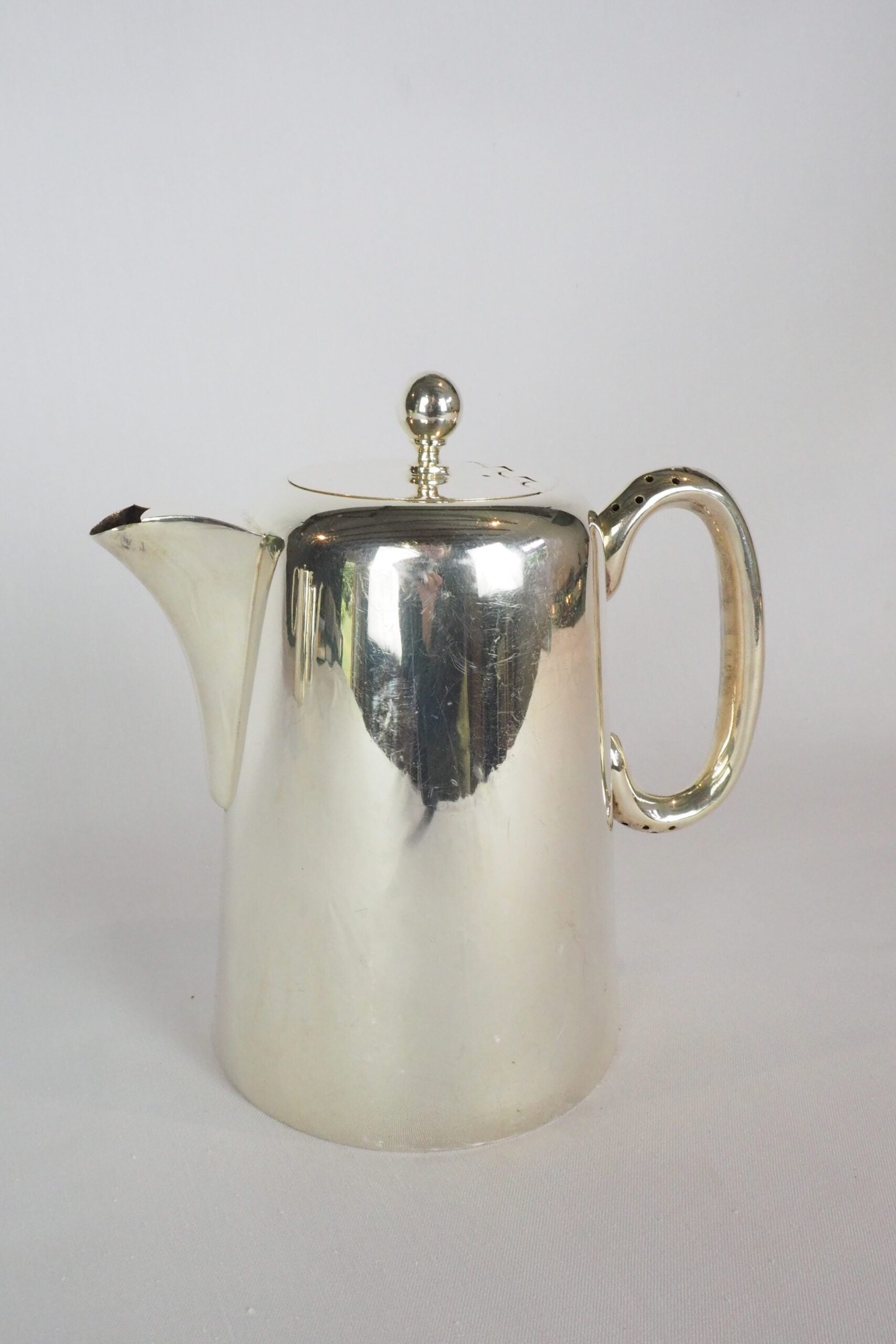 Vintage Silver Plate Large Coffee Pot