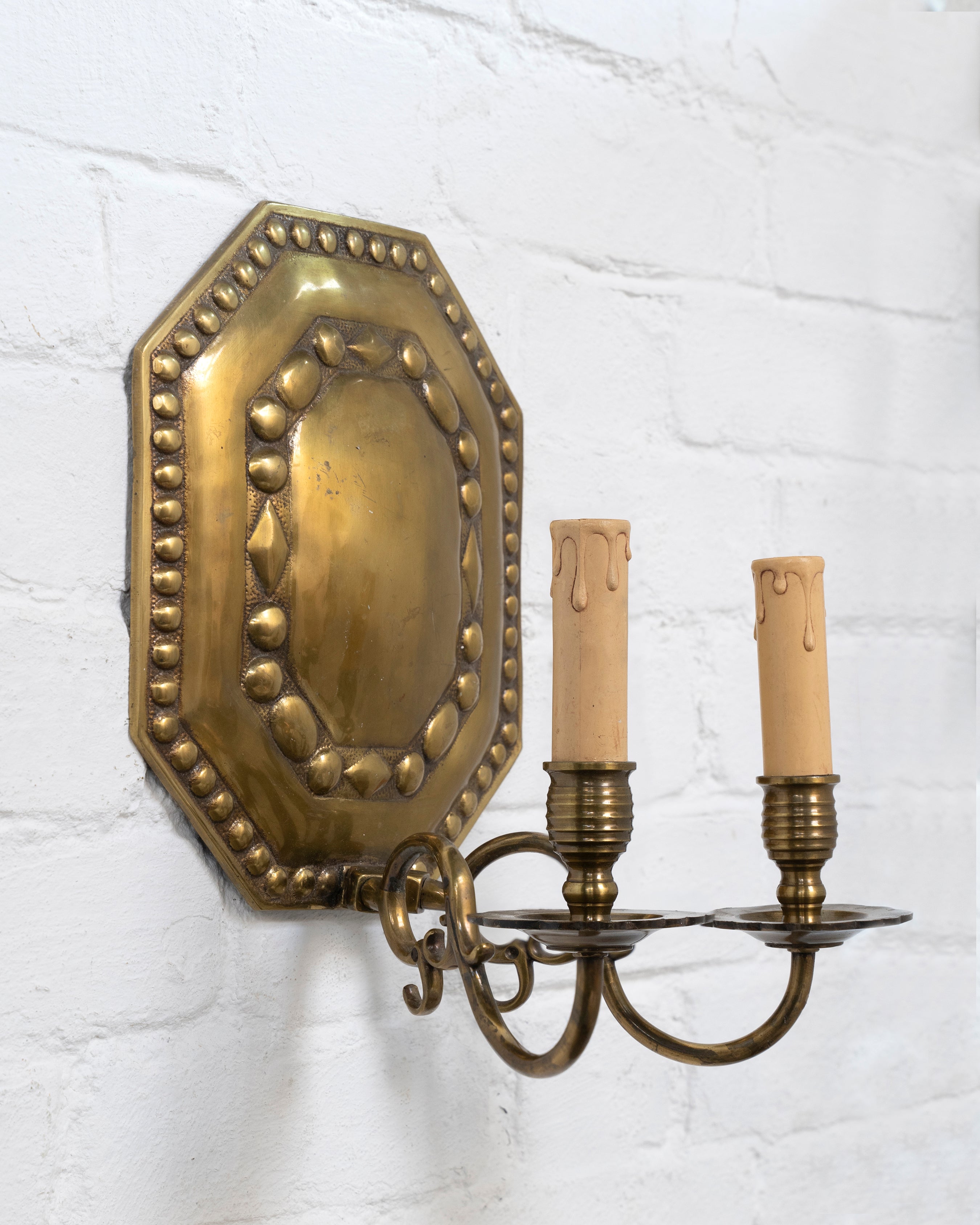 Neoclassic Bronze Wall Sconces