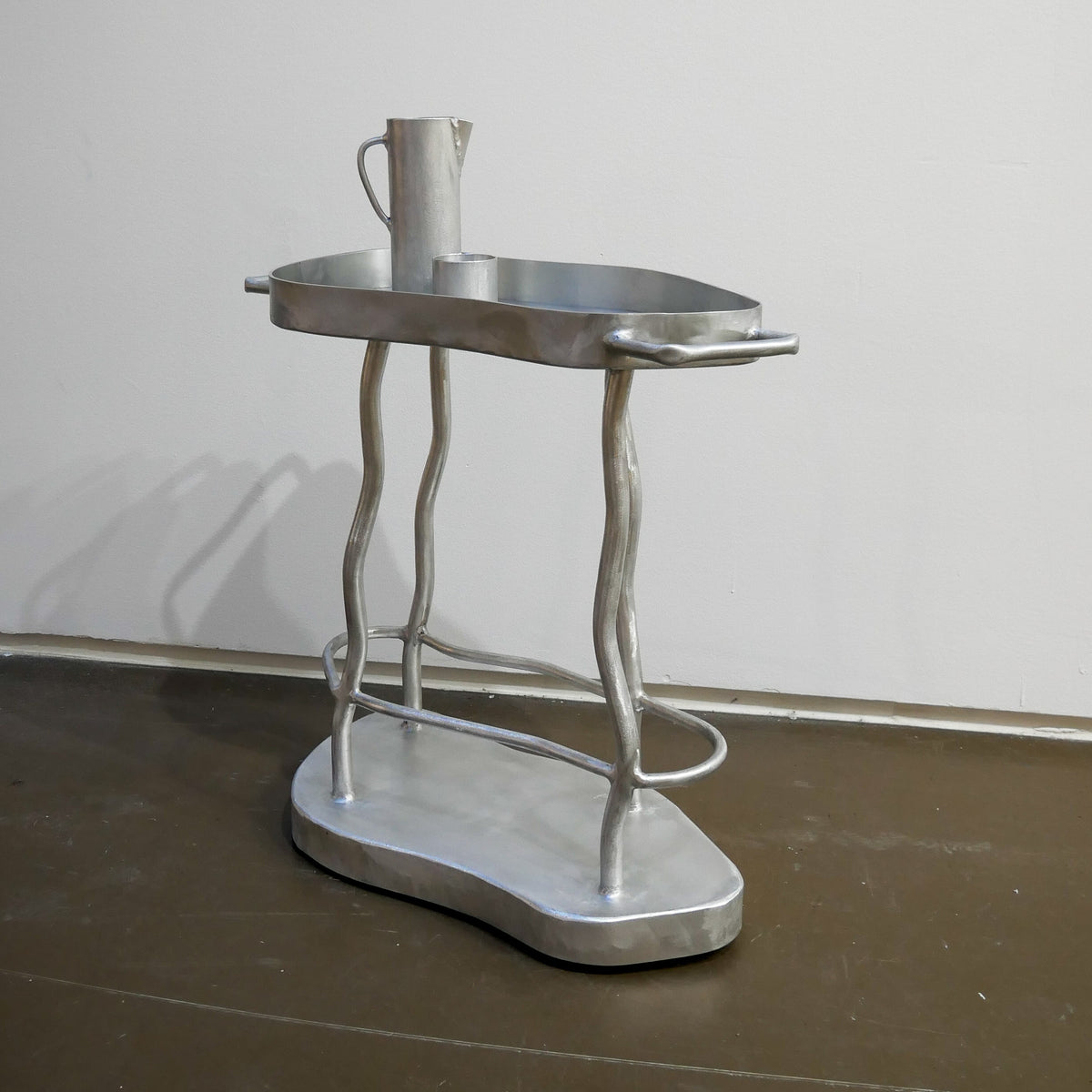 Raw Aluminium Drinks Trolley