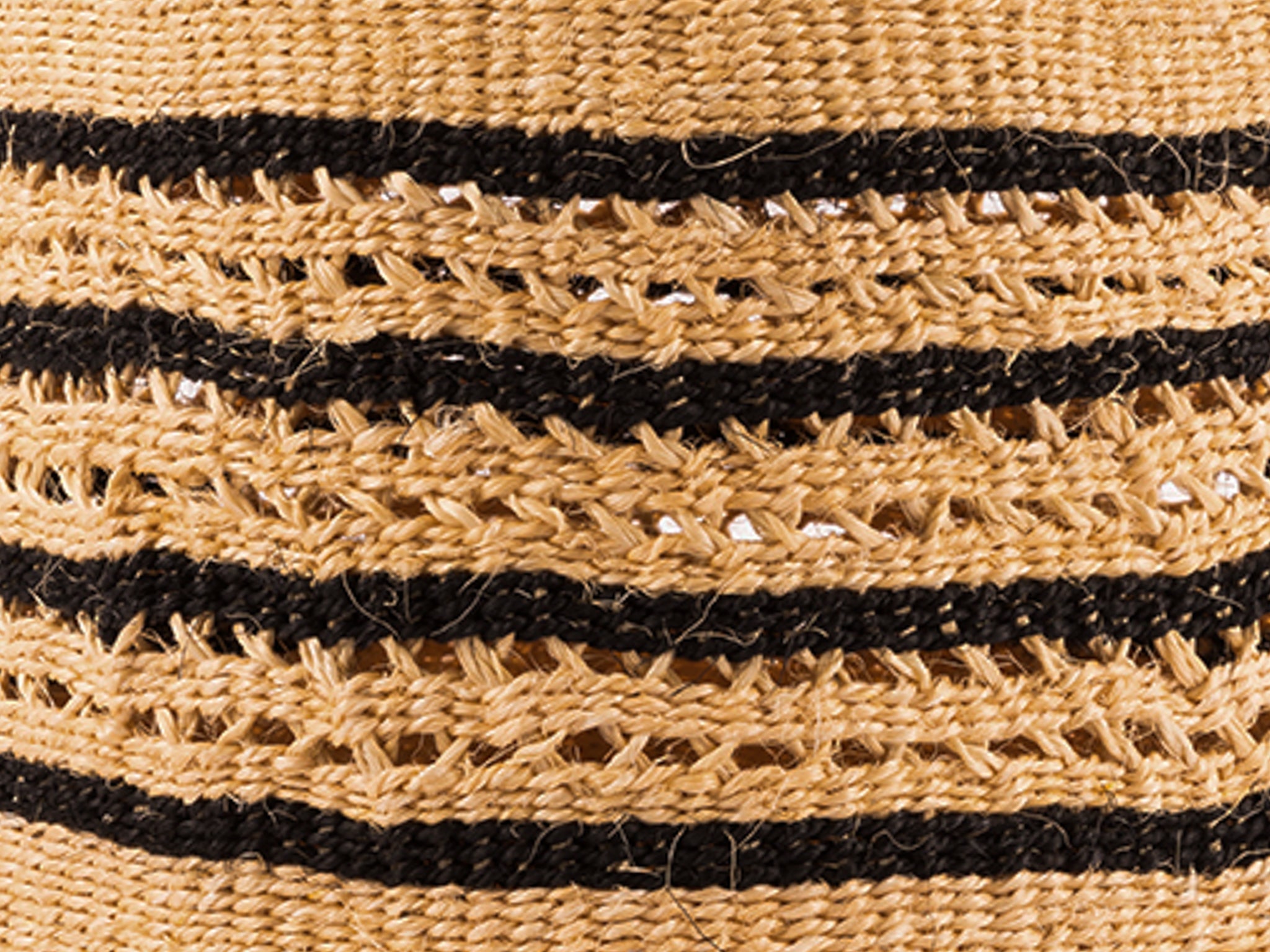 PITIA: Black/Natural Holey Pendant Lampshade