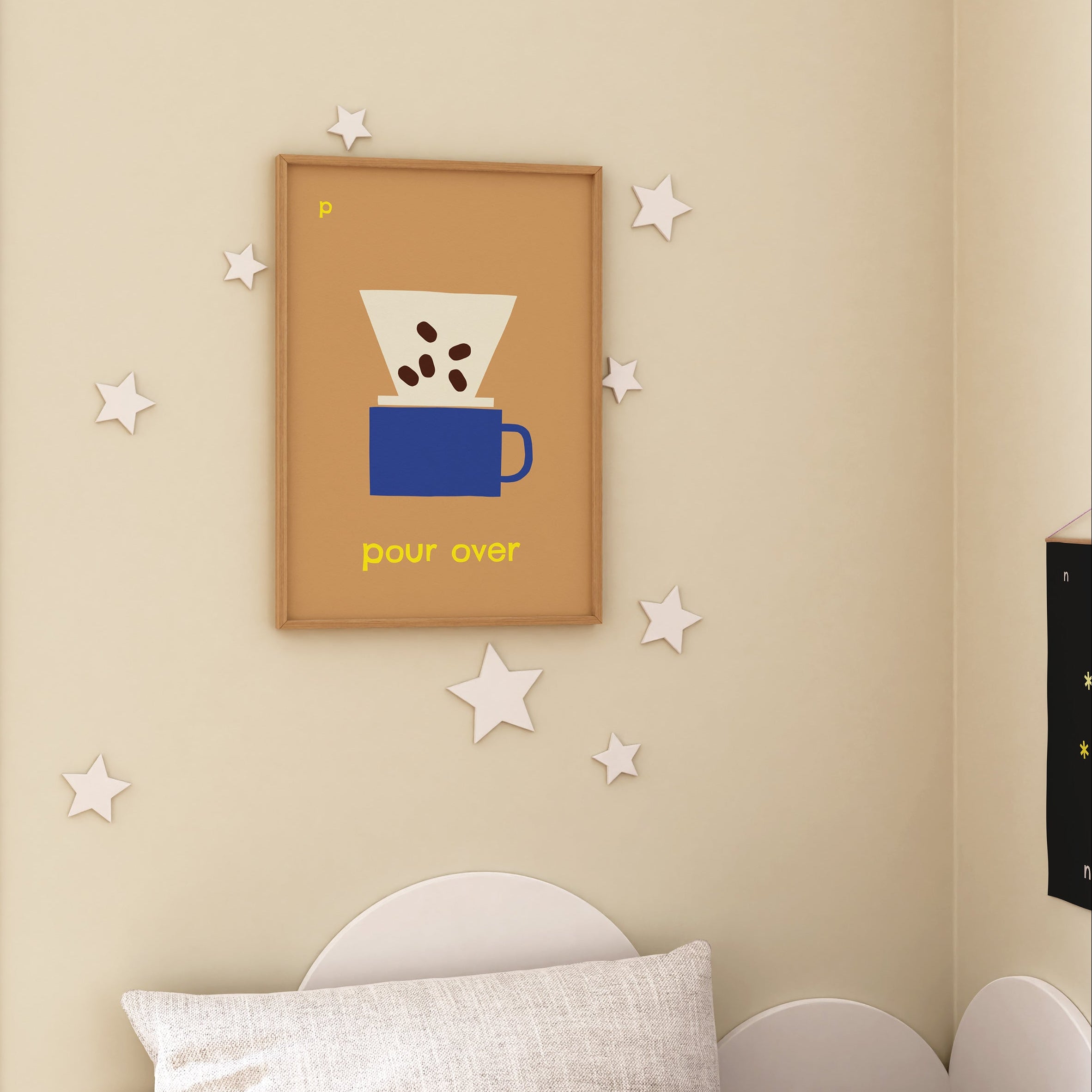 P for Pour Over | Giclée Fine Art Print