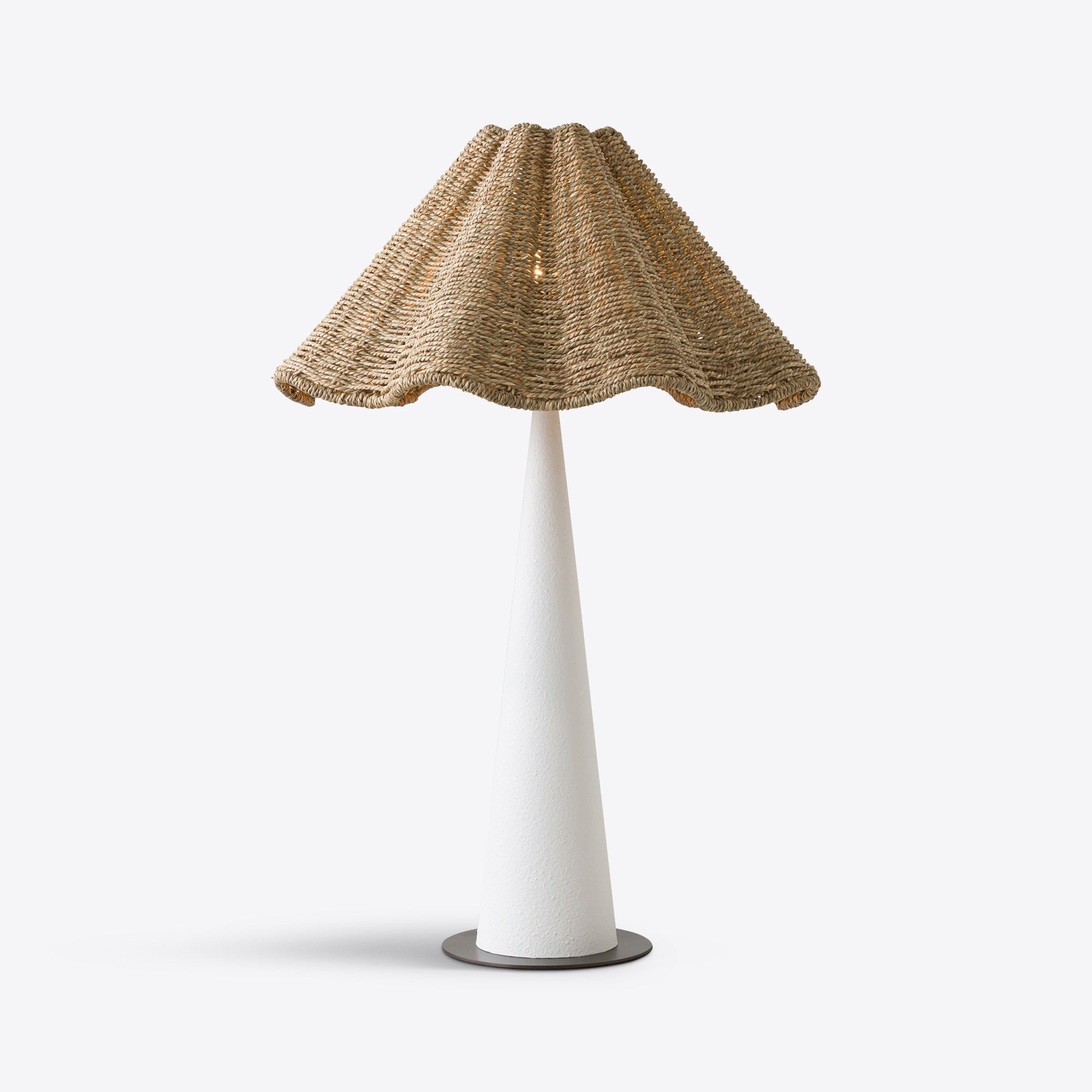 Gigi Table Lamp With Seagrass Shade