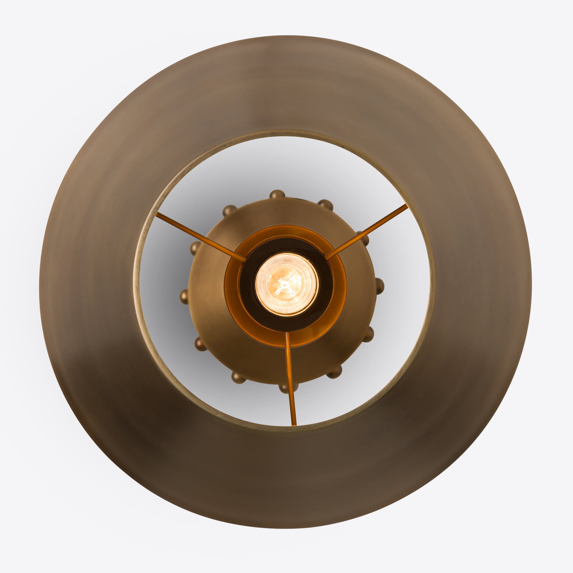 Structure Table Lamp B - Aged Brass