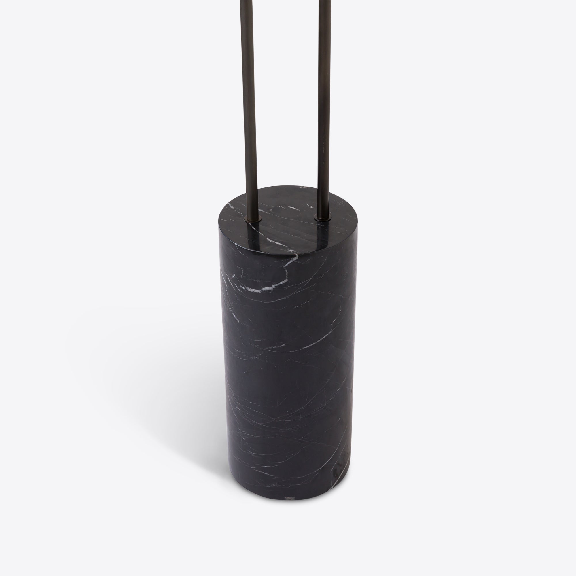 Titan Black Marble Floor Lamp