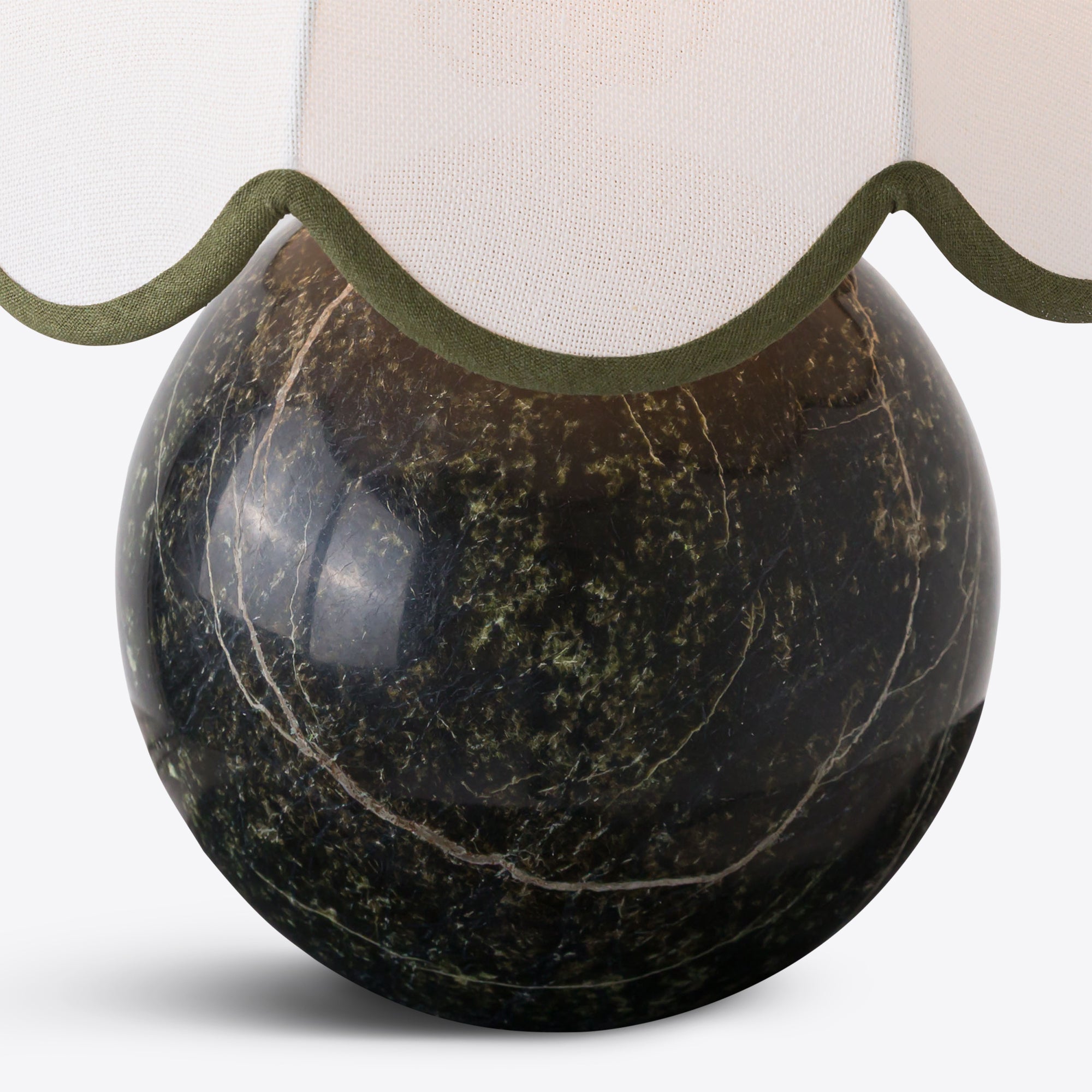 Summer Green Marble Table Lamp