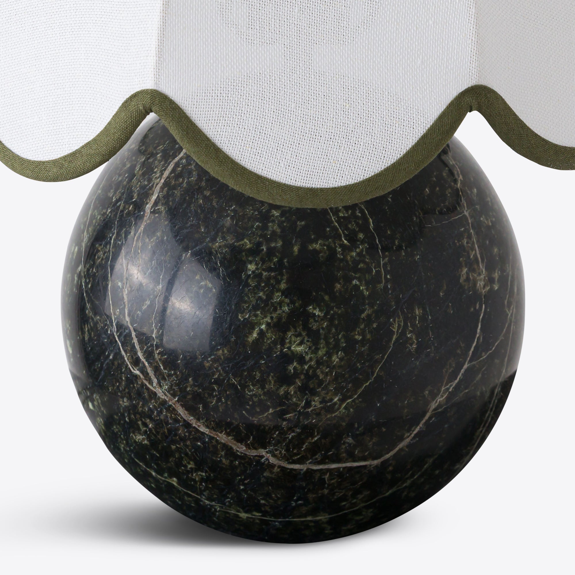 Summer Green Marble Table Lamp