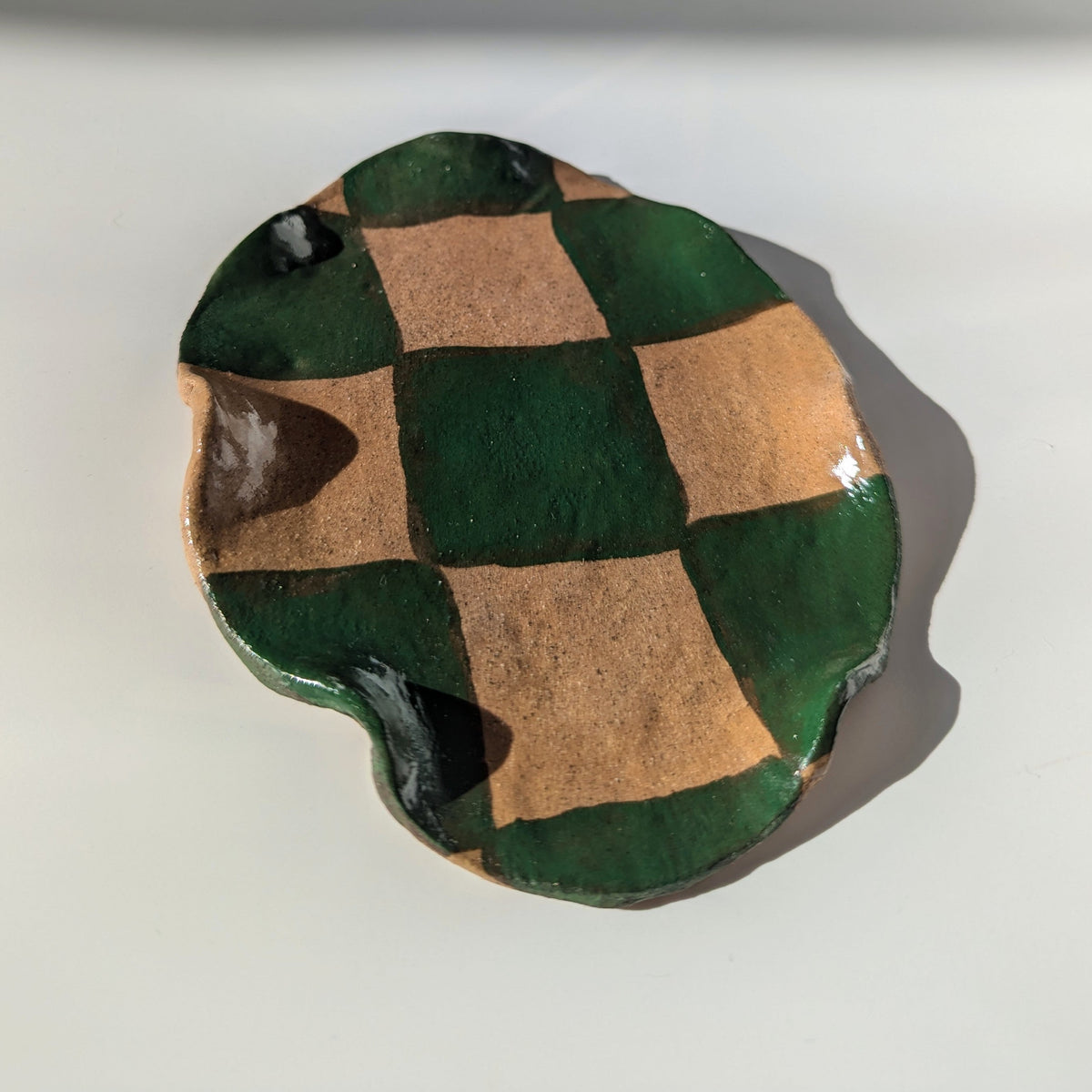 Checked Wavy Spoon Rest