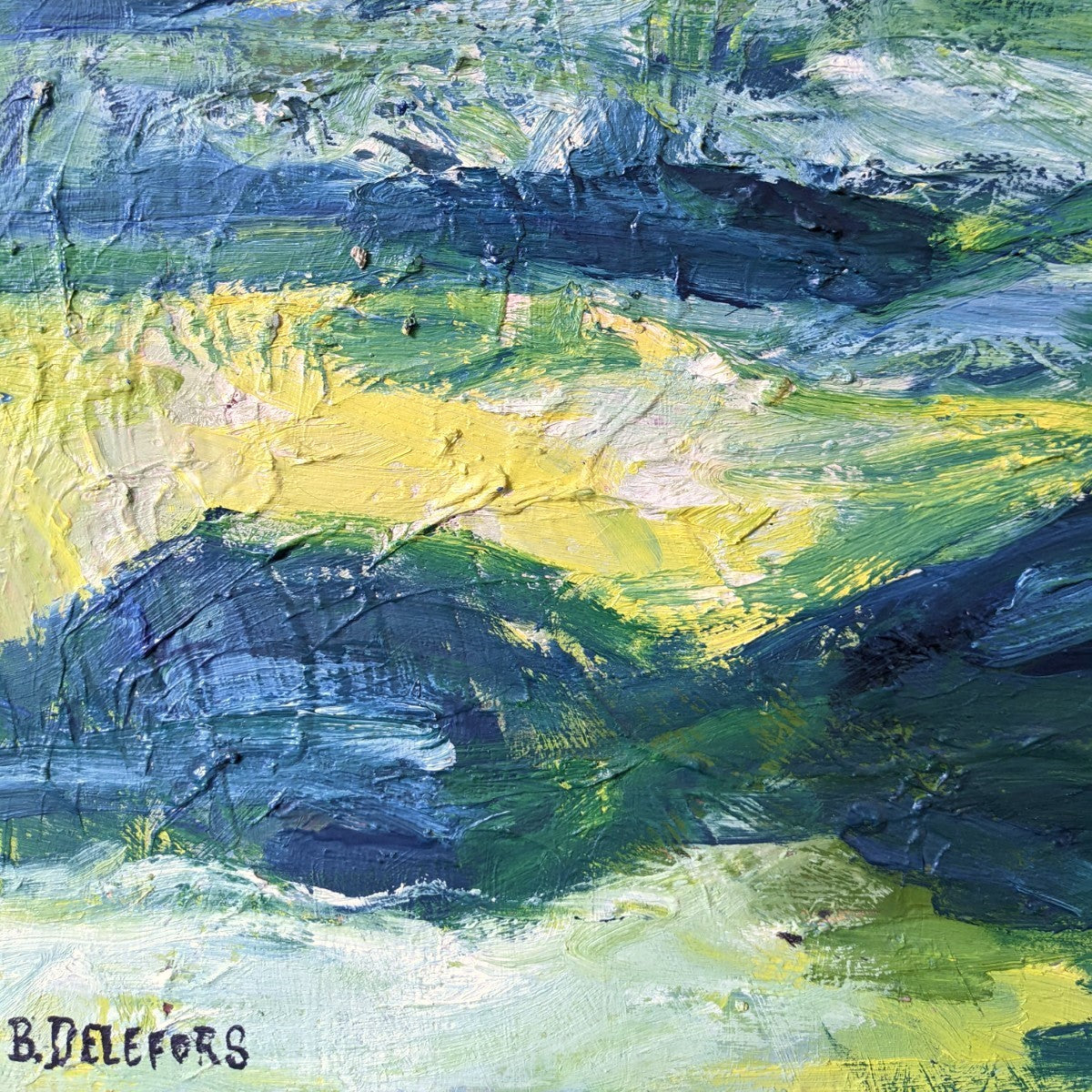 Waves Oil Painting