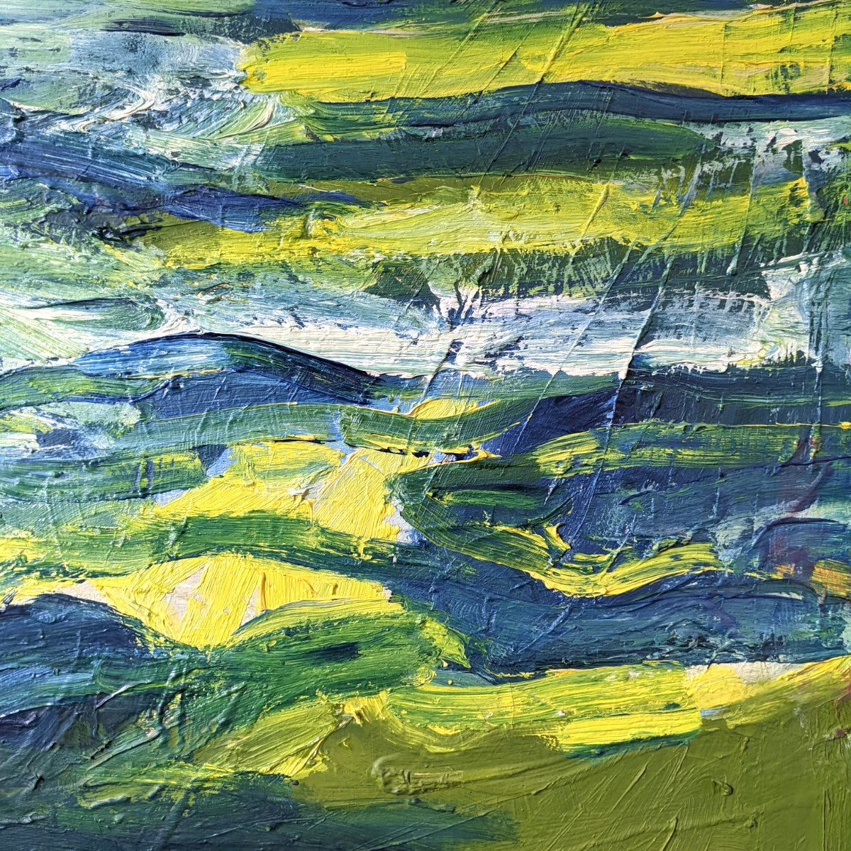 Waves Oil Painting