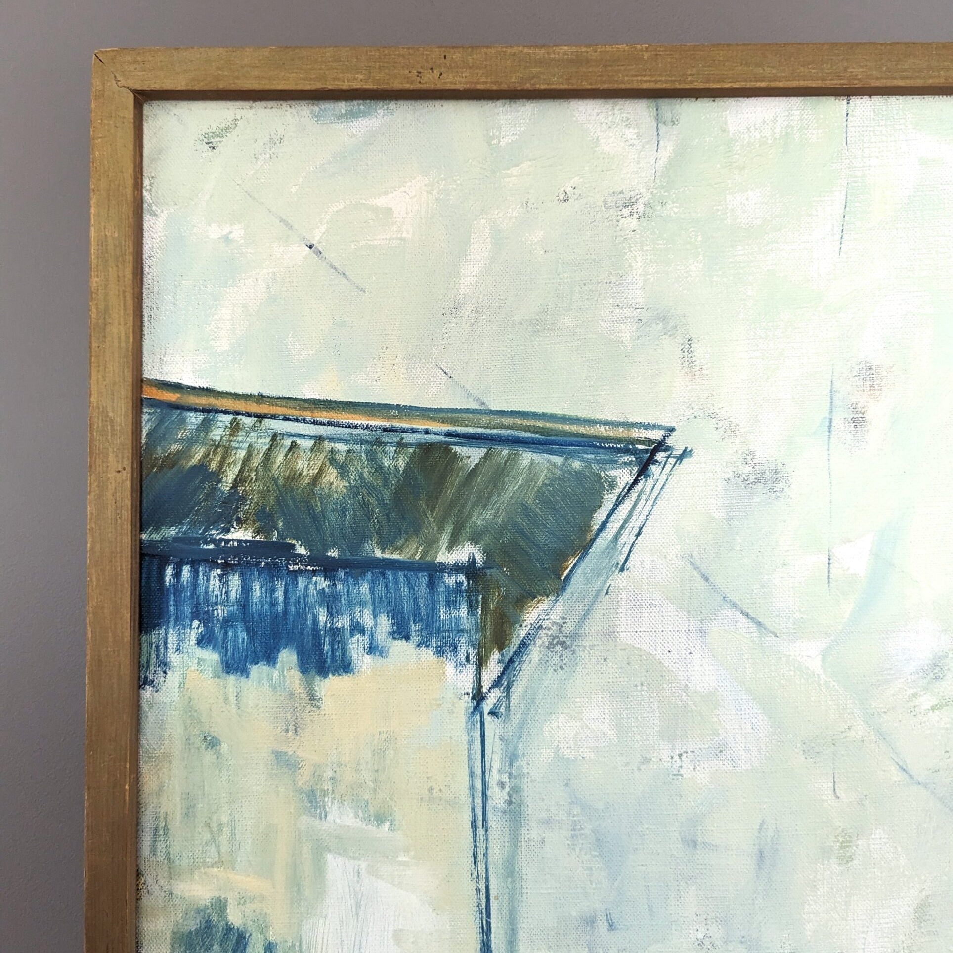 Rustic Houses Oil Painting