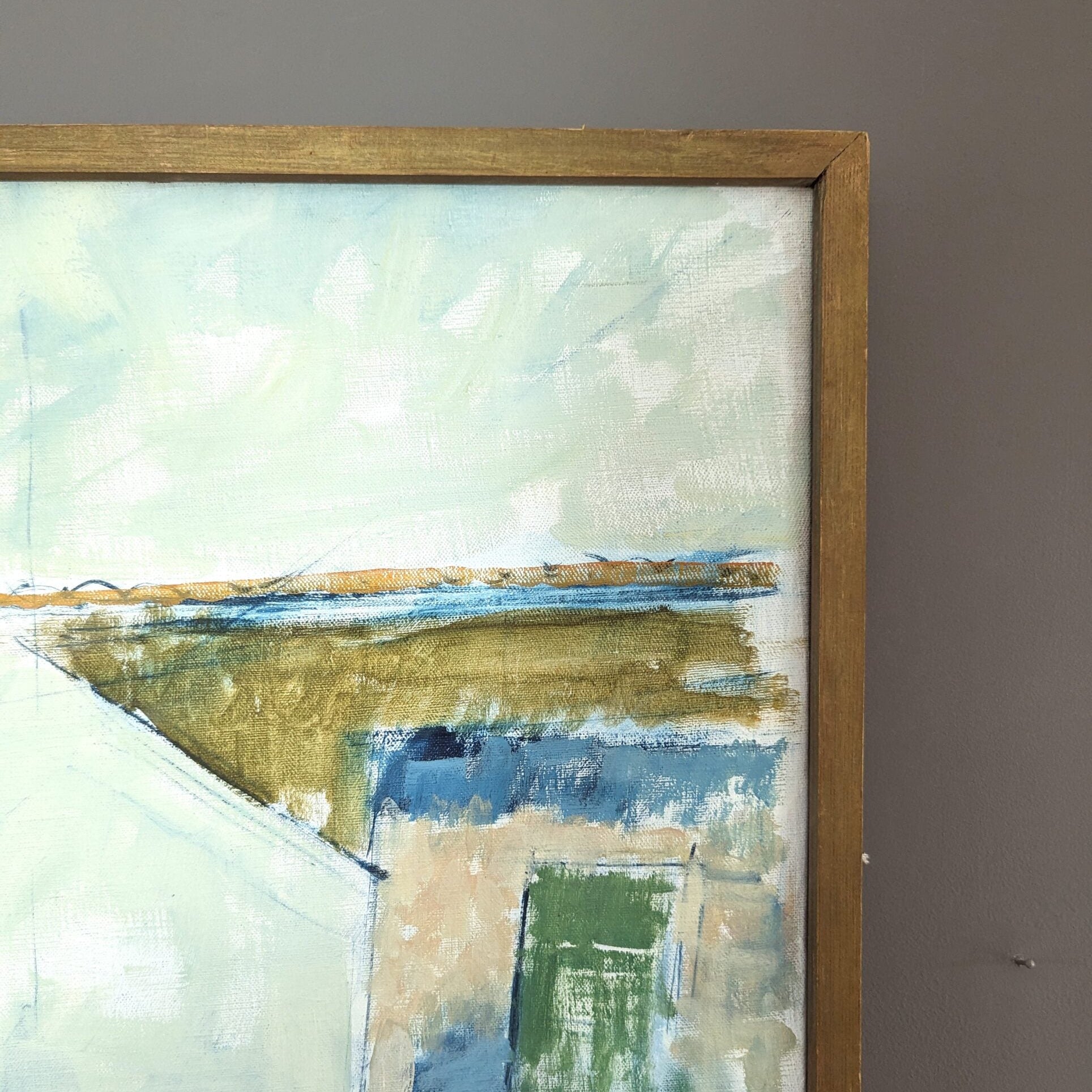Rustic Houses Oil Painting