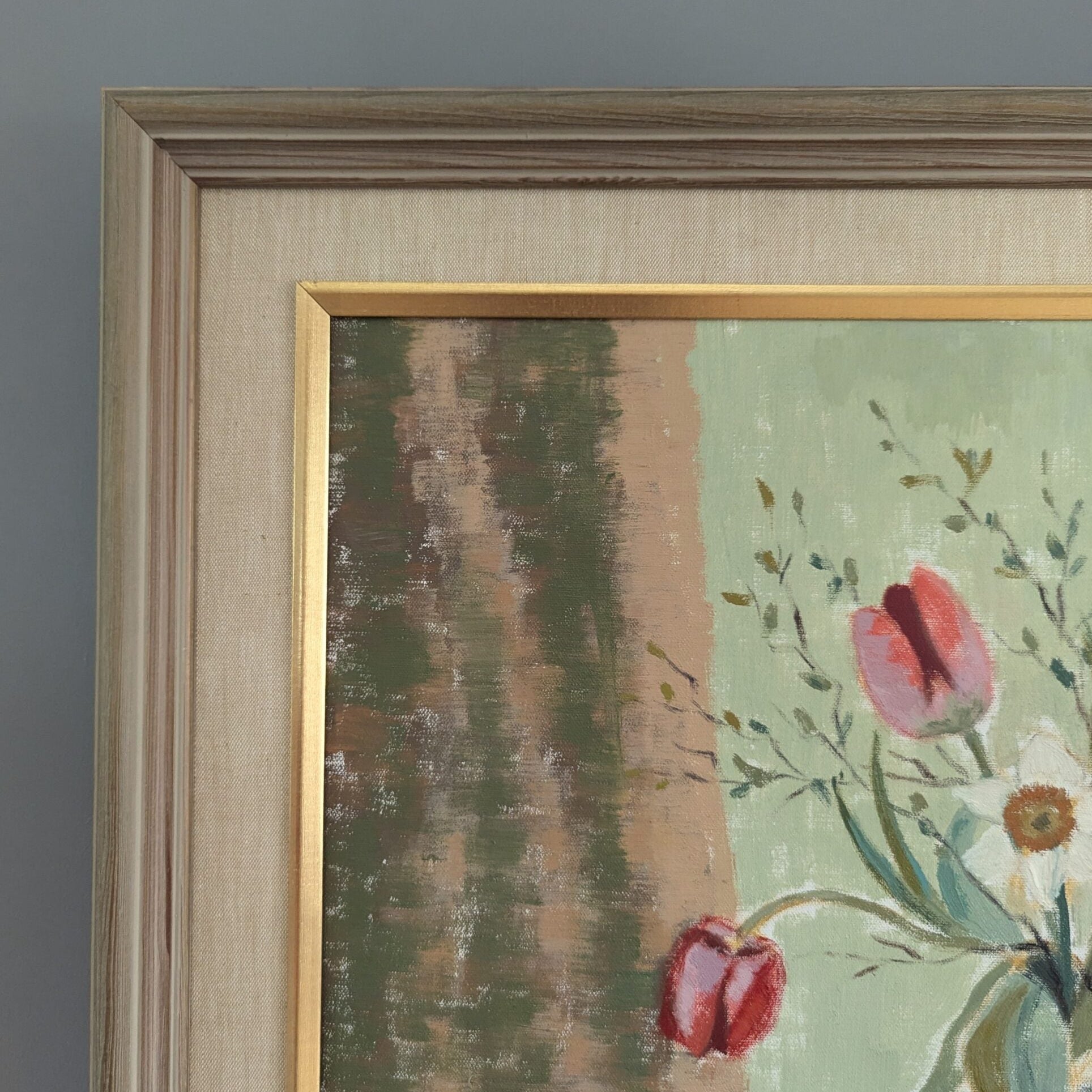 Tulips in a Jug Oil Painting