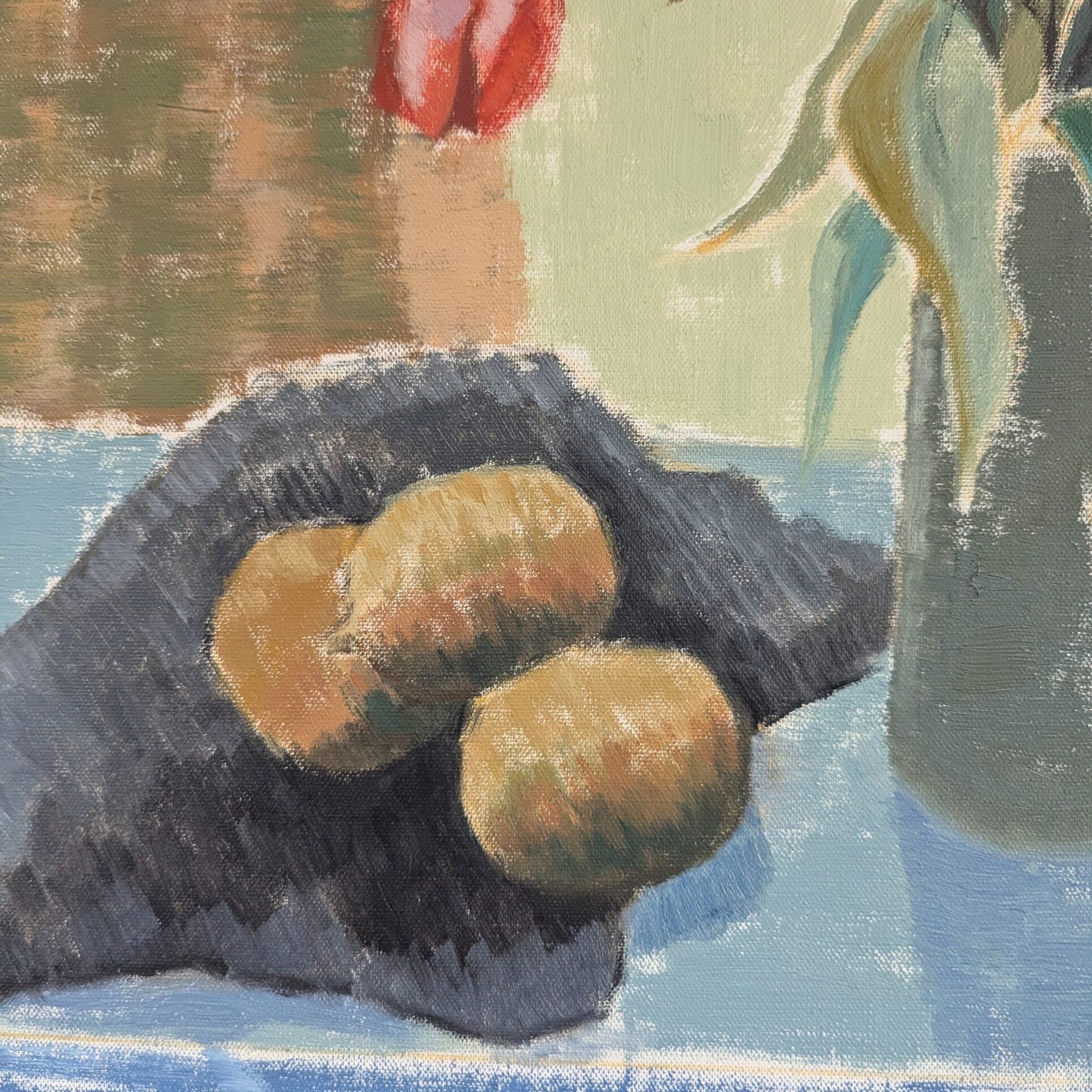Tulips in a Jug Oil Painting