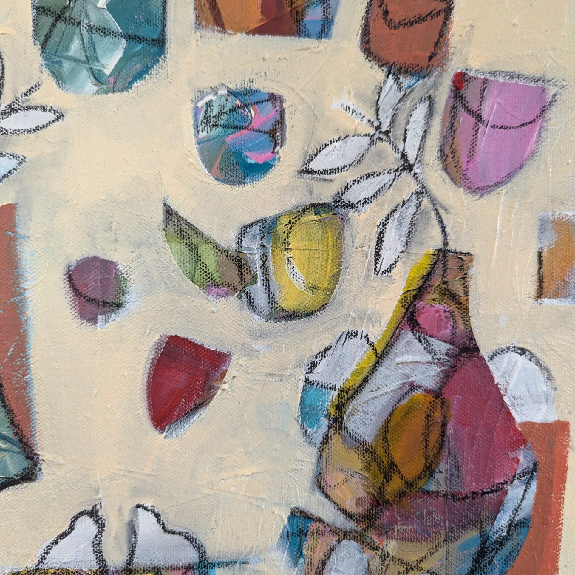 The Party Pastel Painting