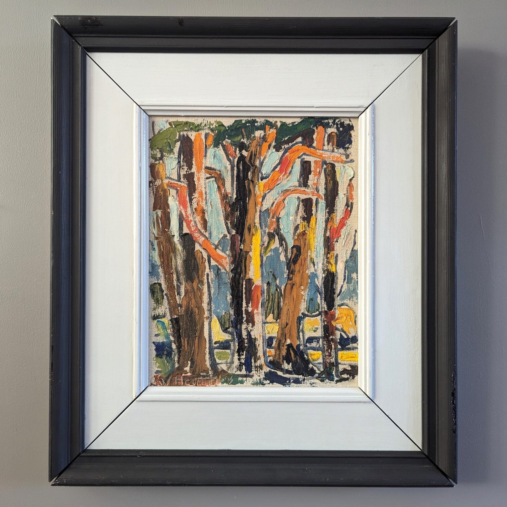 Woodland Colour Oil Painting
