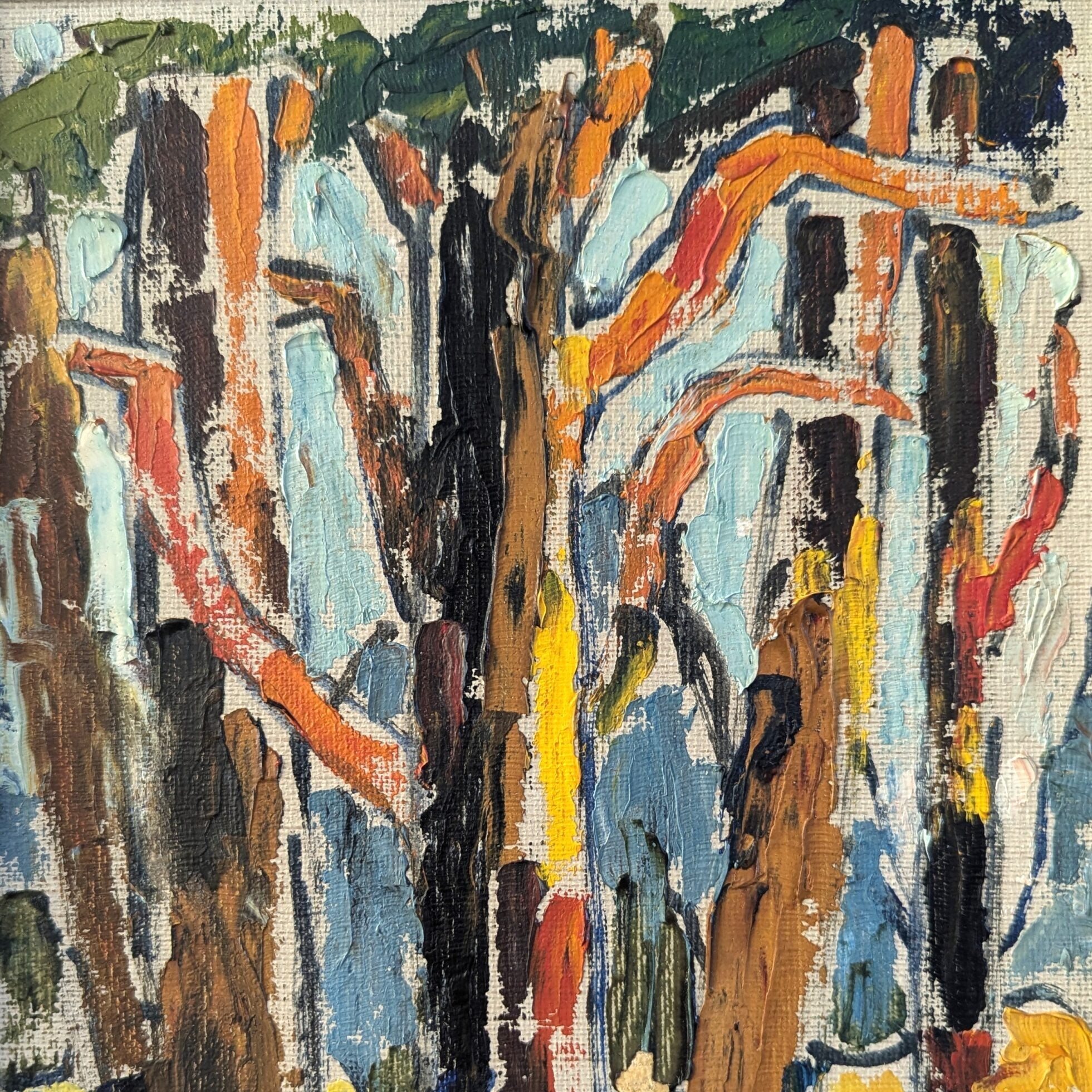 Woodland Colour Oil Painting