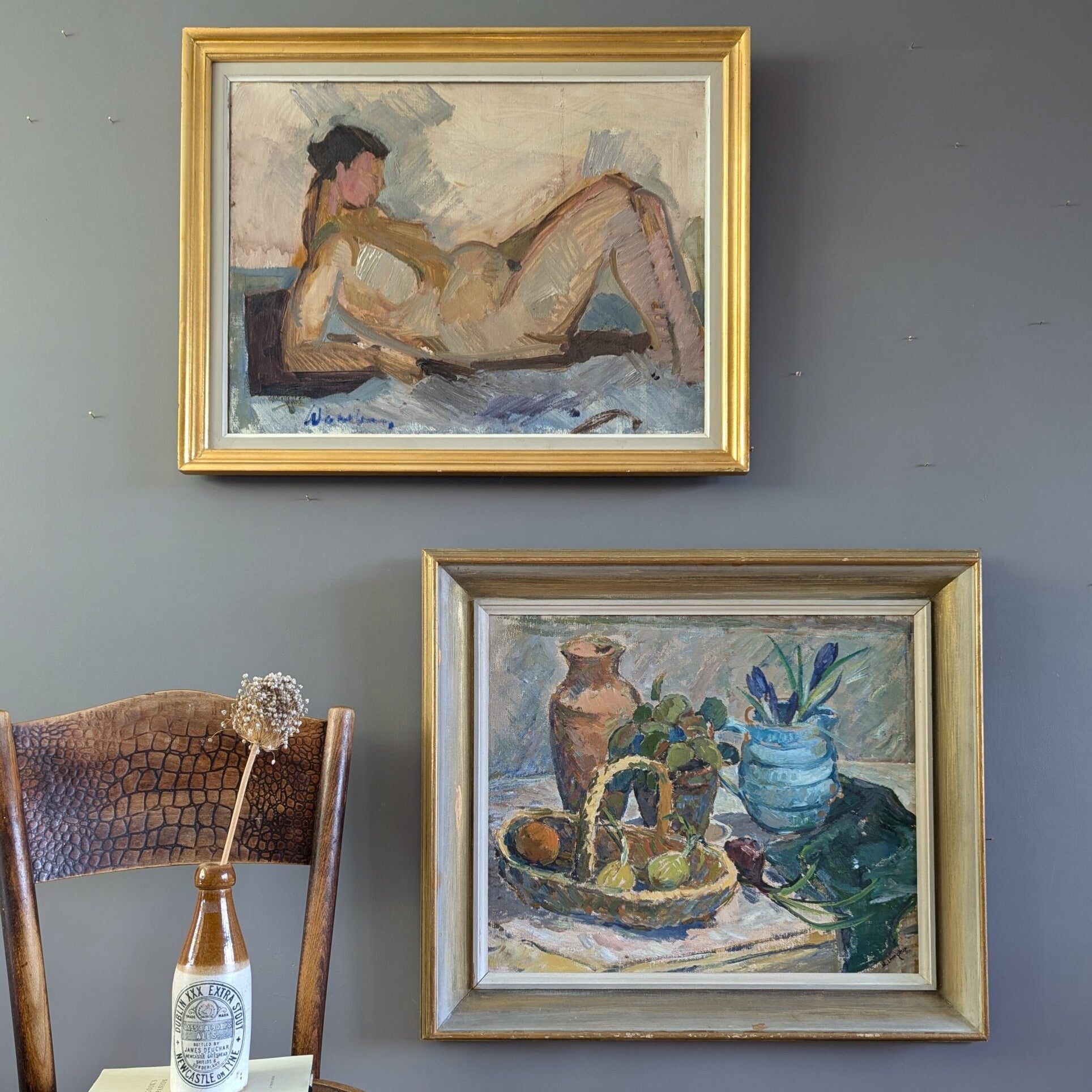 The Expectant Nude Oil Painting