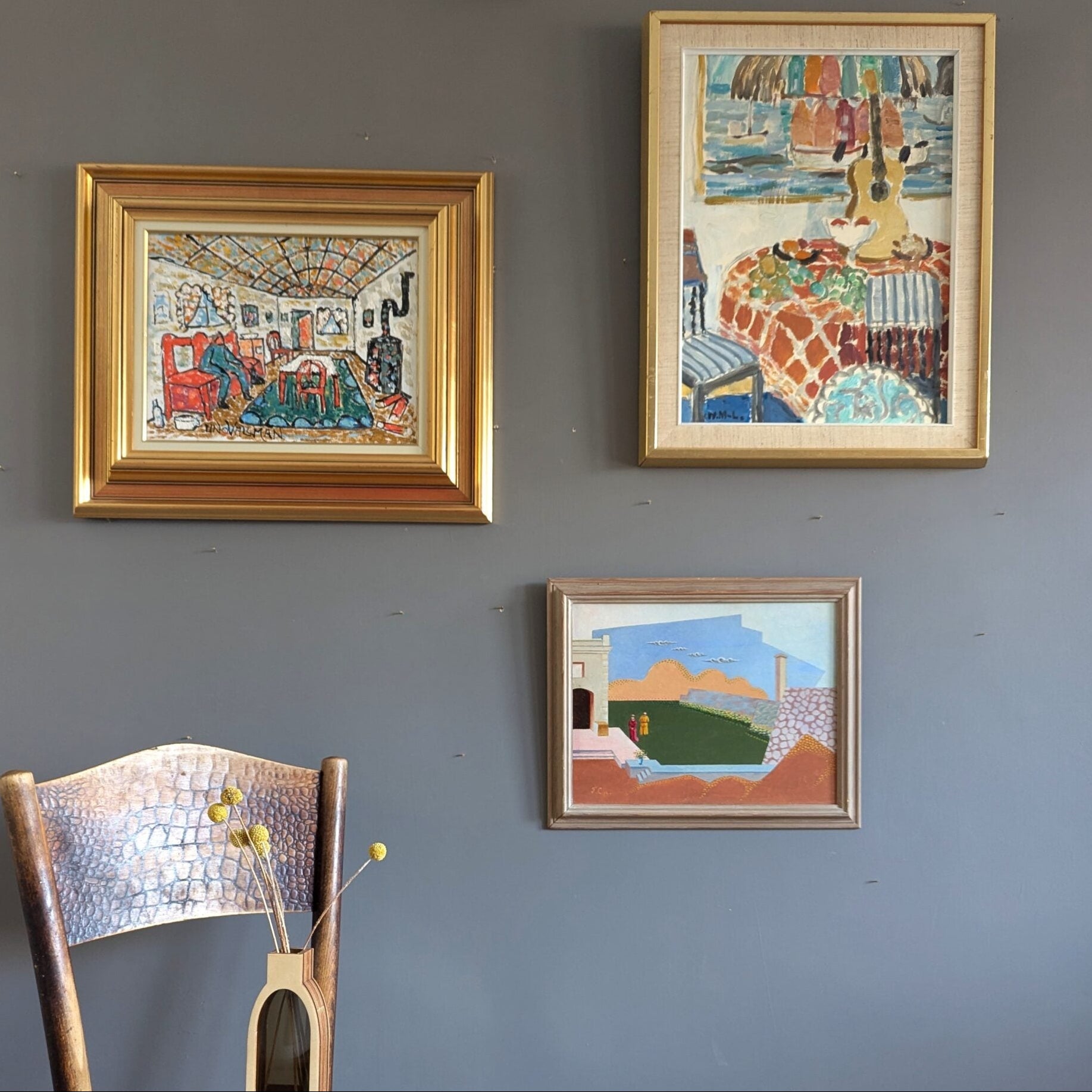 Interior with Painting Oil Painting